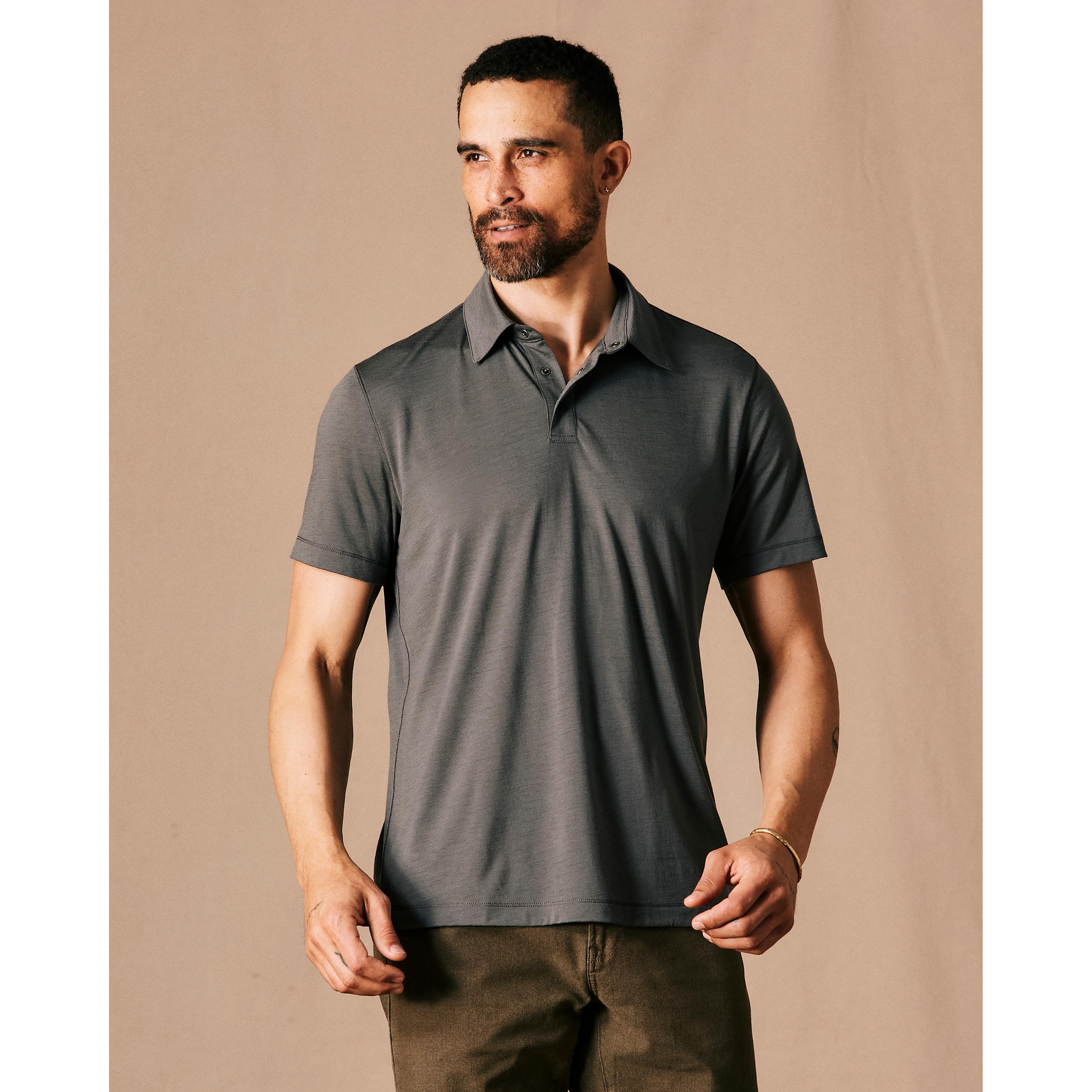 72-Hour Merino Polo Shirt Product Image