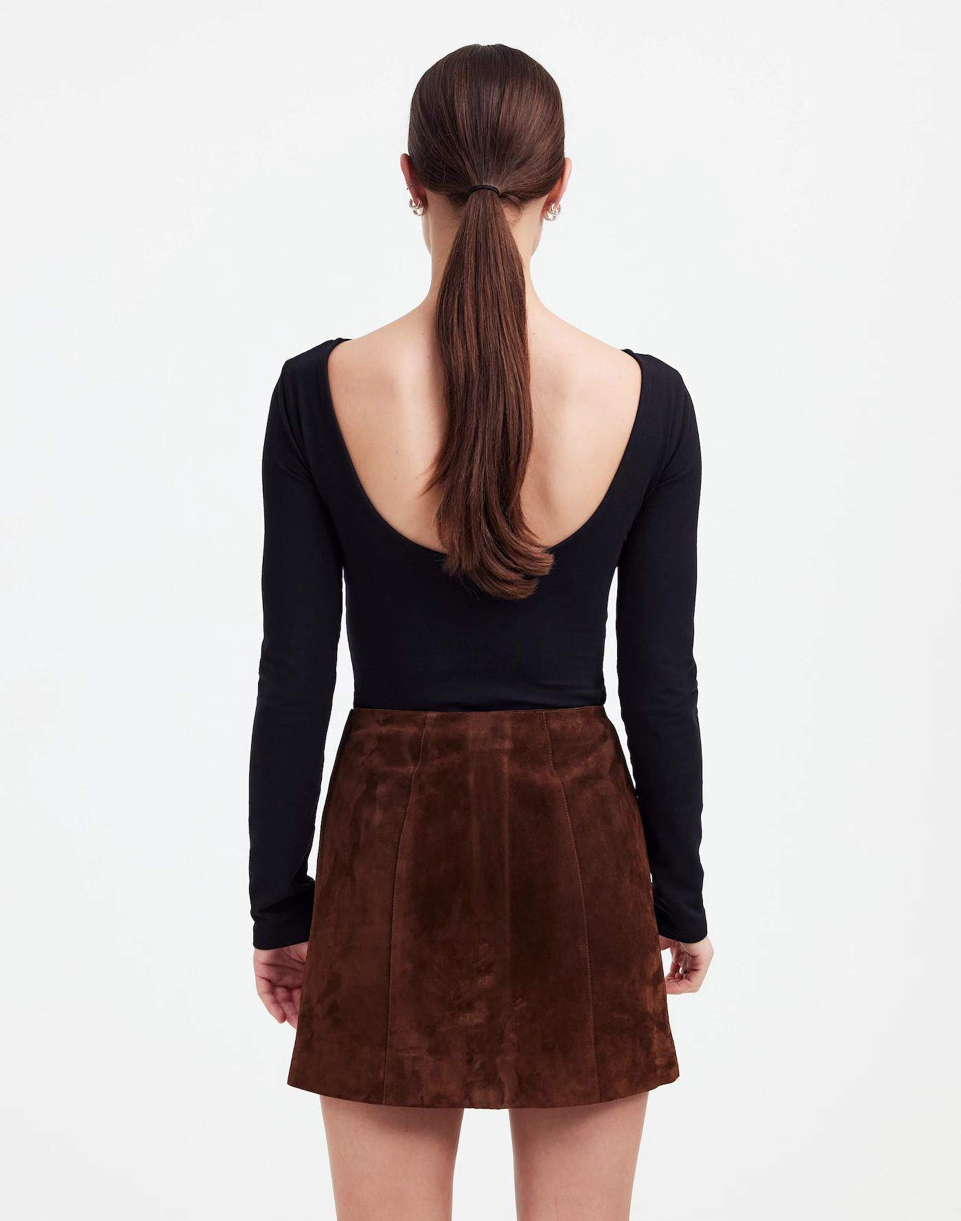 Alexa Chung for Madewell Suede Mini Skirt Product Image