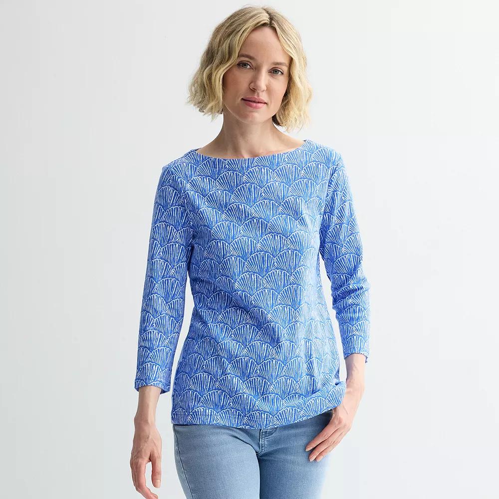 Women's Croft & Barrow® Boatneck Top,  Product Image