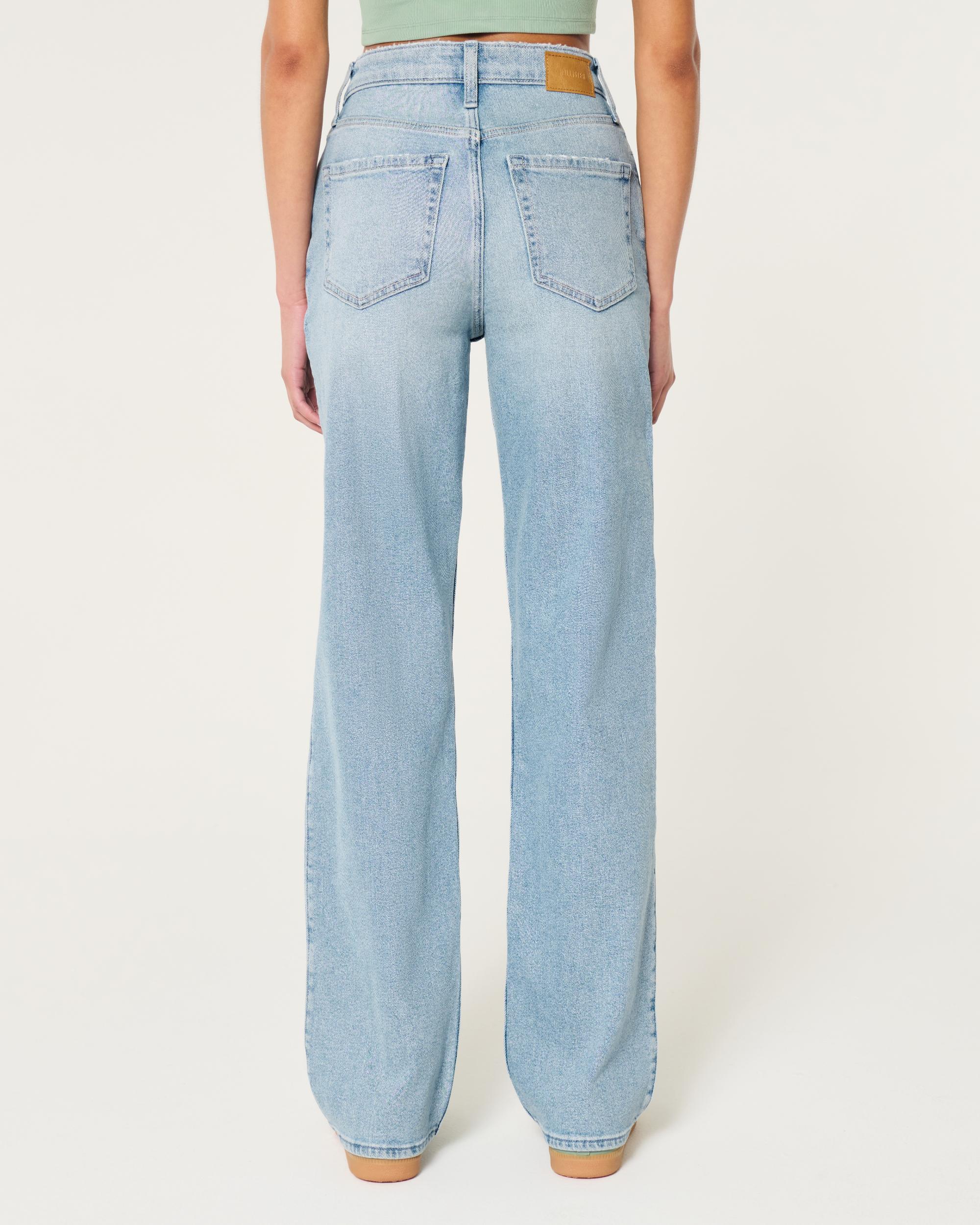 Ultra High-Rise Medium Wash Dad Jeans Product Image