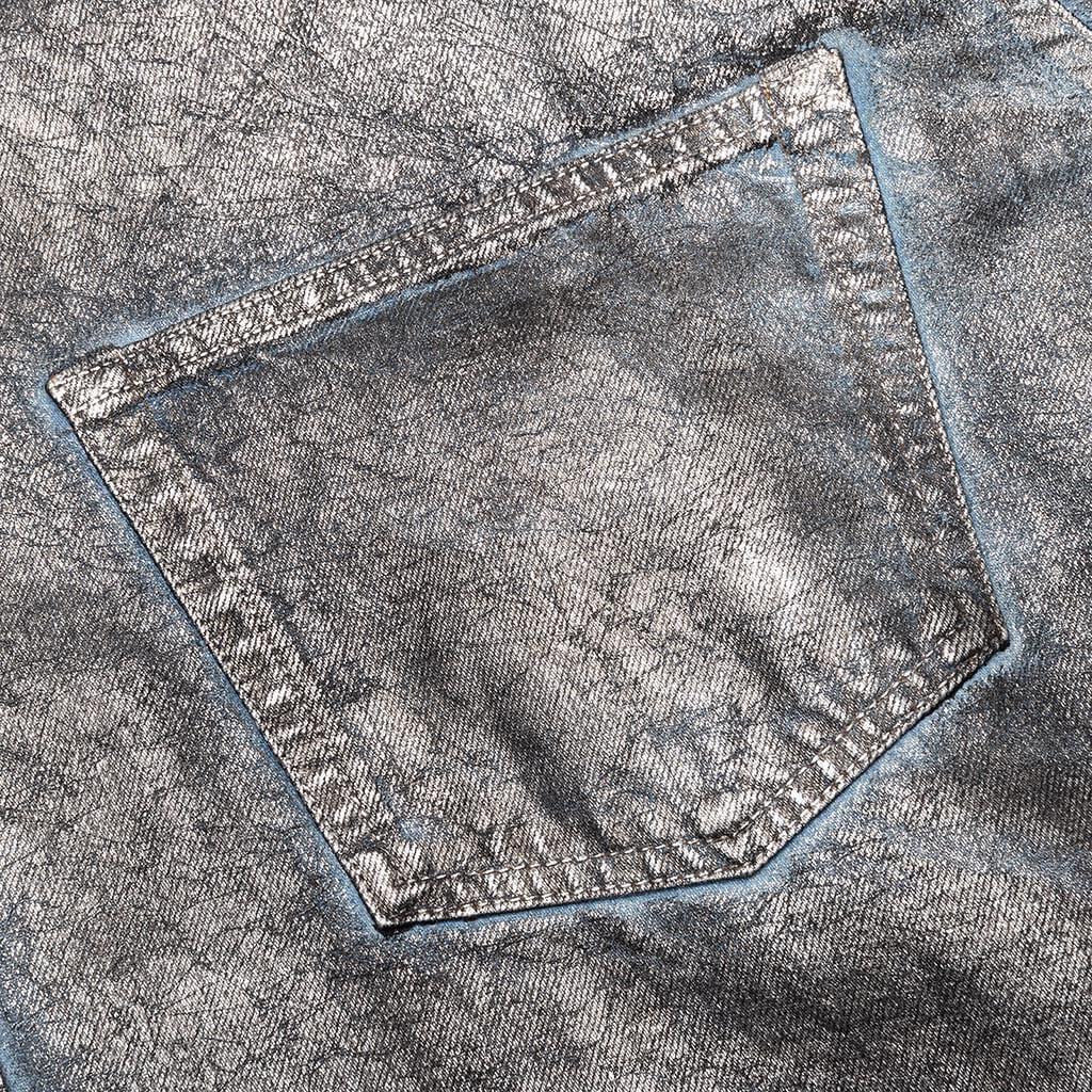 Denim Shirt - Silver/Blue Male Product Image