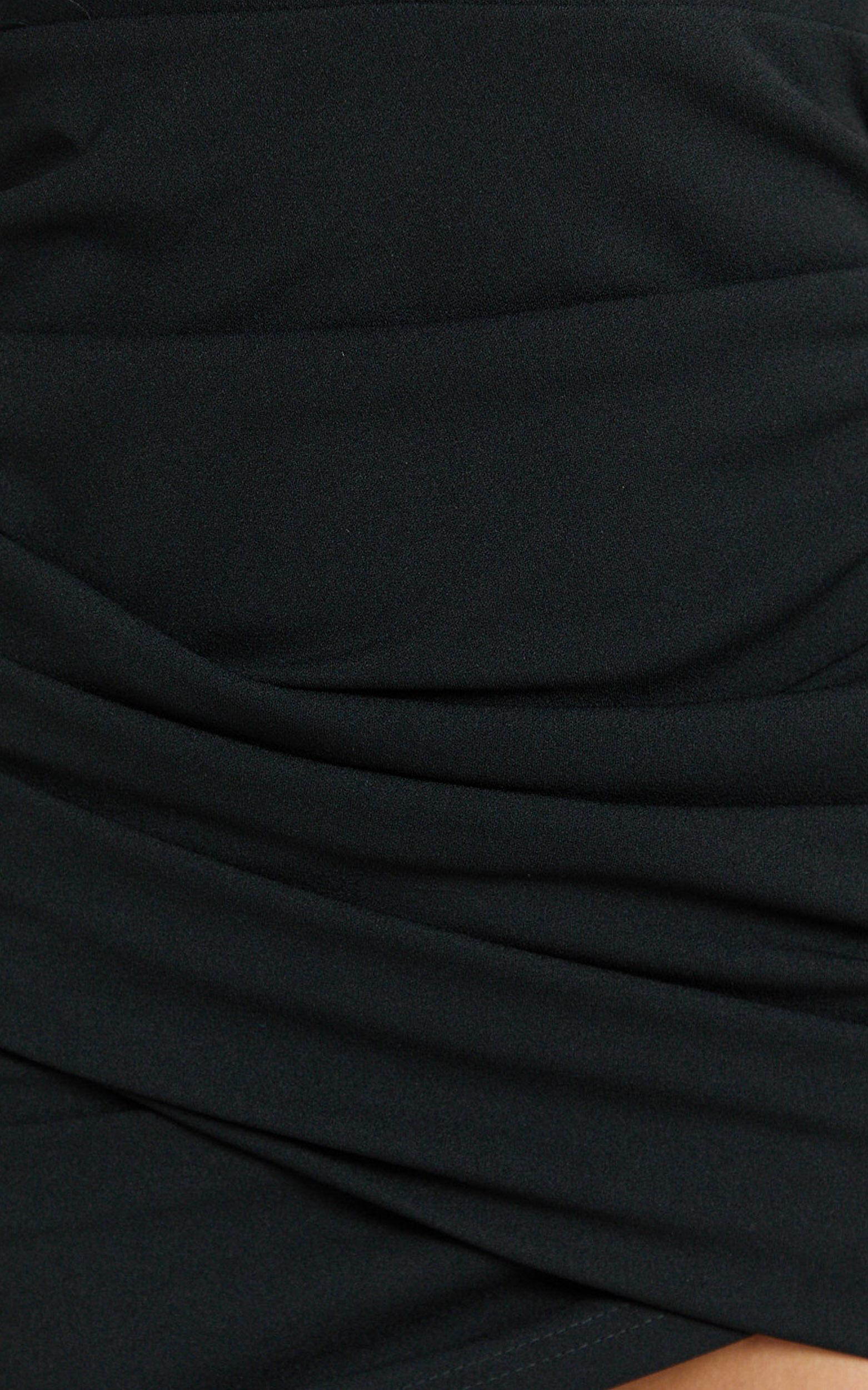 Giovanna Mini Dress - Halter Low Back Dress in Black Product Image