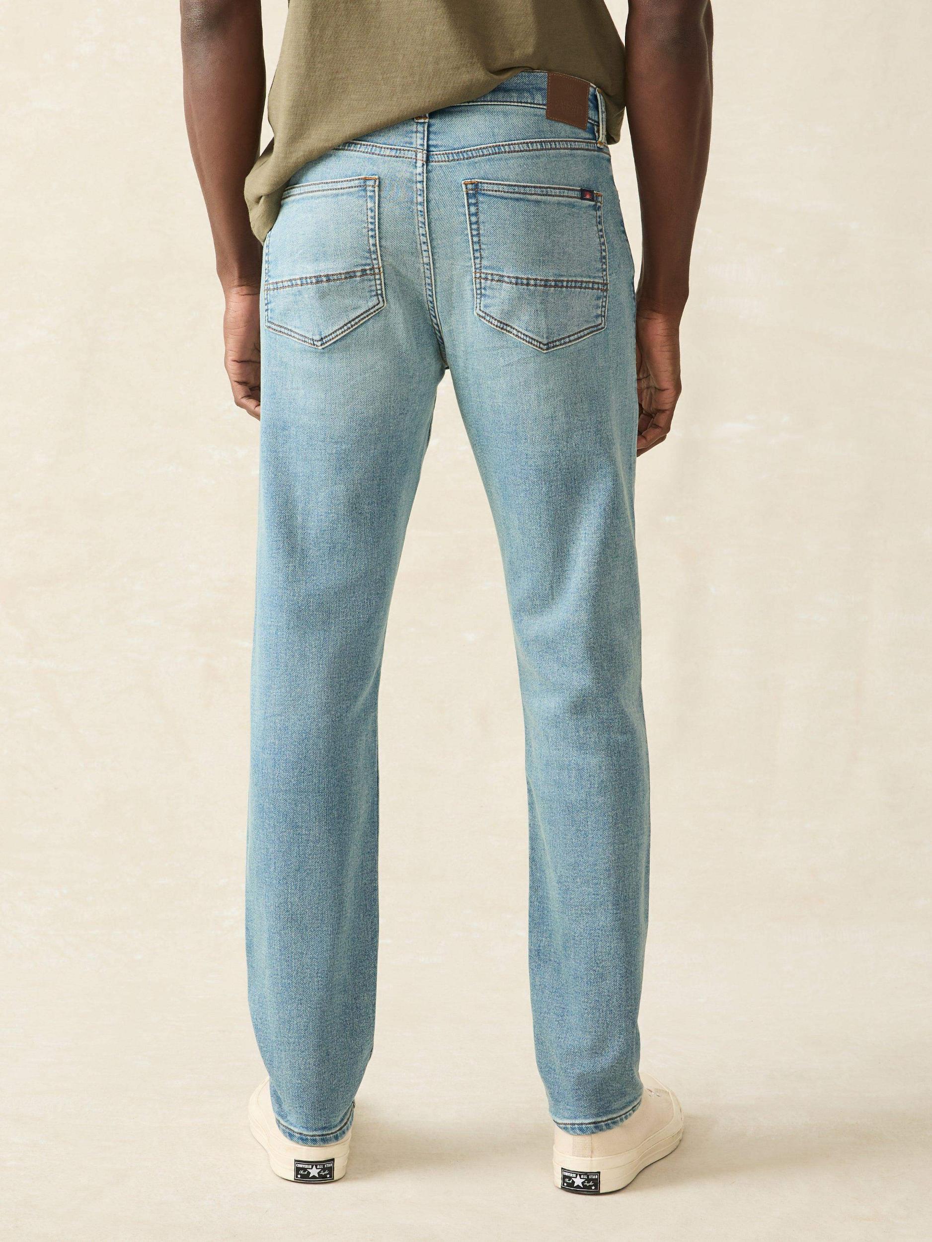 Stretch Terry Indigo 5-Pocket Pant - Eastern Shore Male Product Image