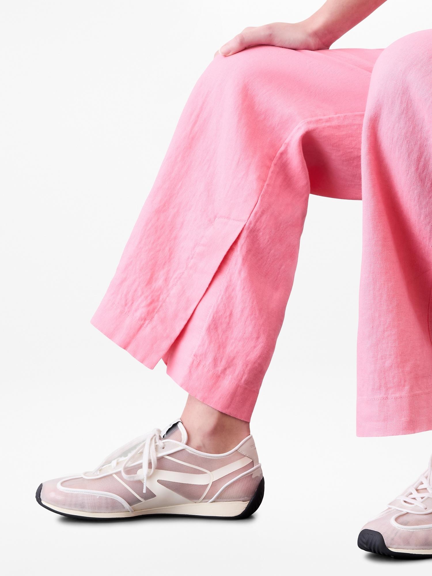 Retreat Linen High Rise Wide Leg Pant Product Image