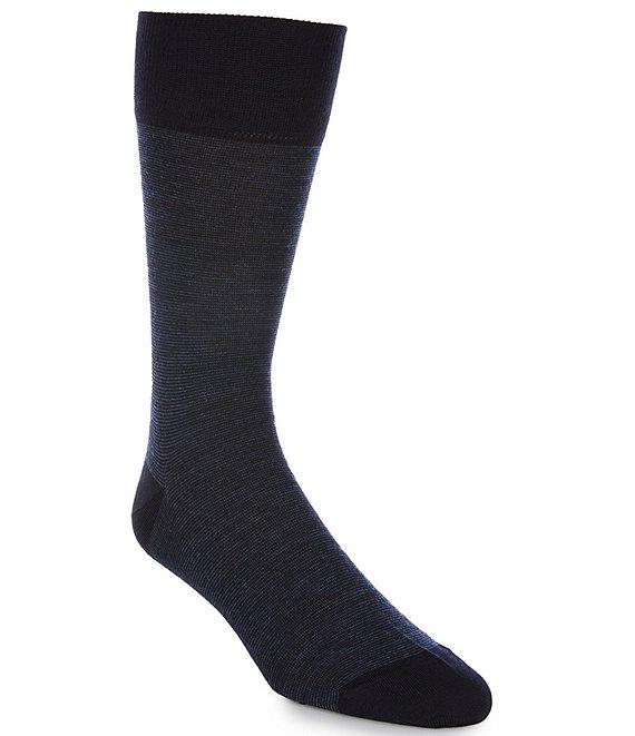 Cremieux Micro Stripe Rib Crew Dress Socks Product Image