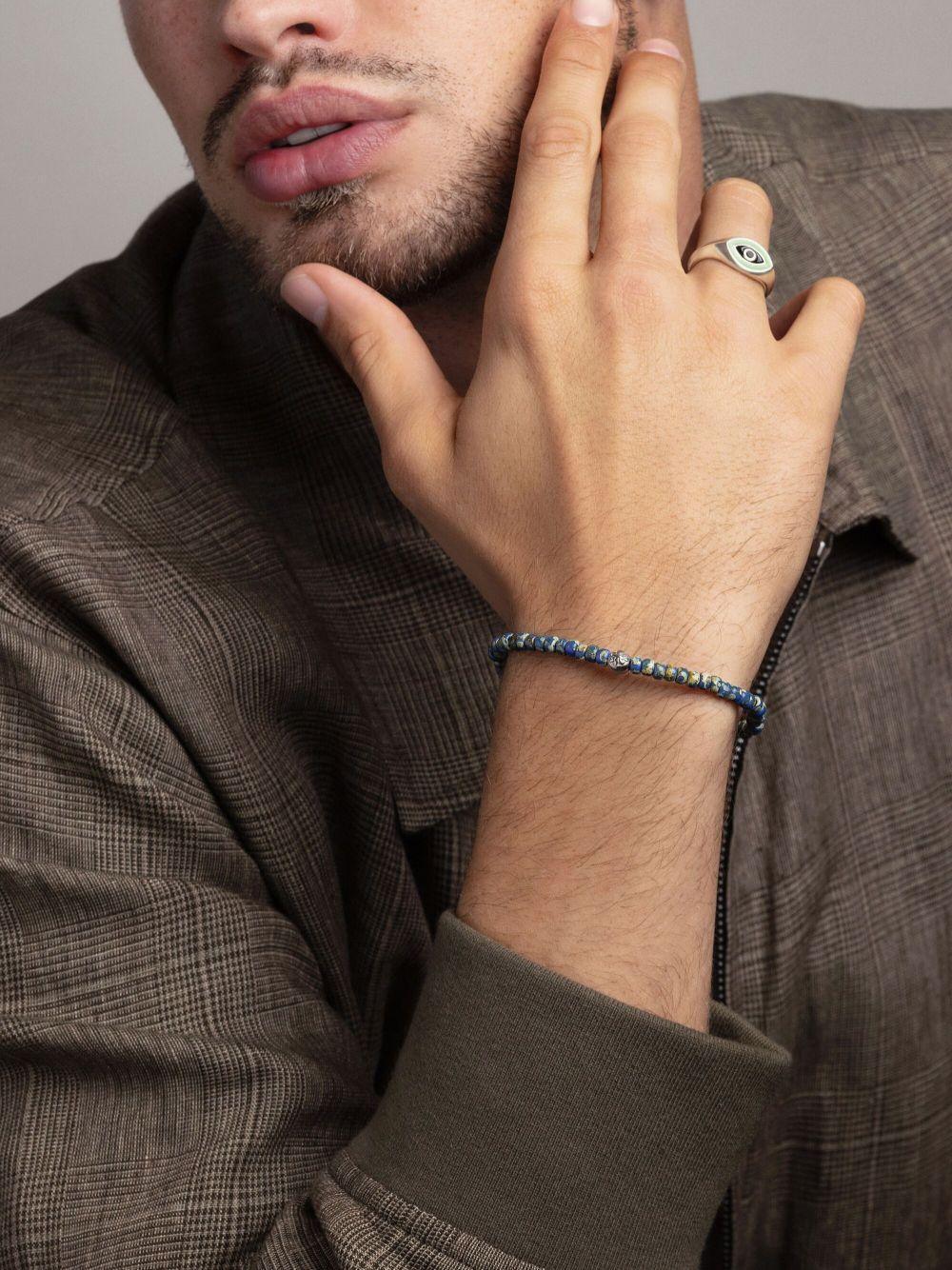 beaded glass bracelet Product Image