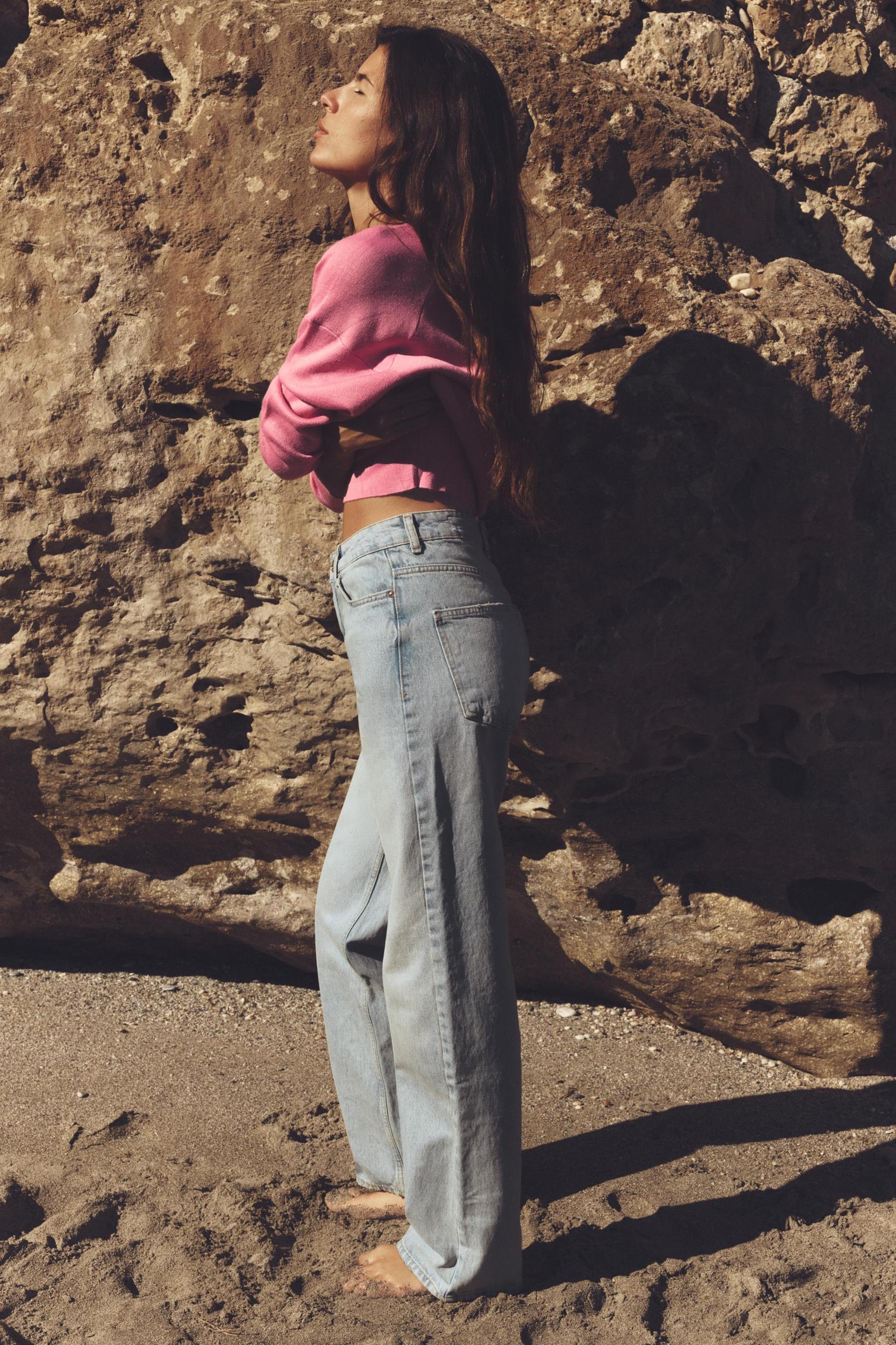 STRAIGHT LEG LONG LENGTH Z1975 JEANS WITH A HIGH WAIST Product Image