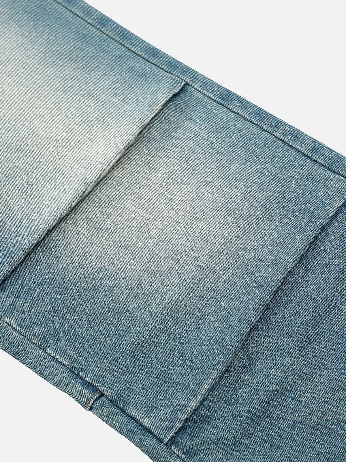 Aelfric Eden Wrinkle Distressed Baggy Jeans Product Image