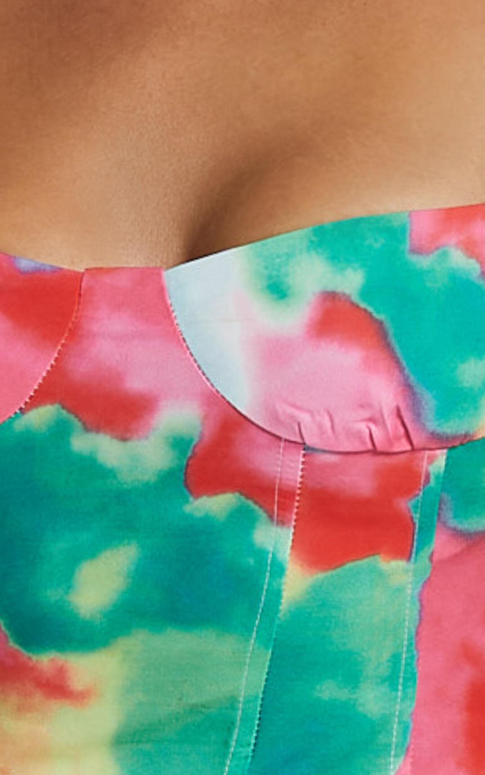 Ritchel Top - Colourful Corset Top in Multi Product Image