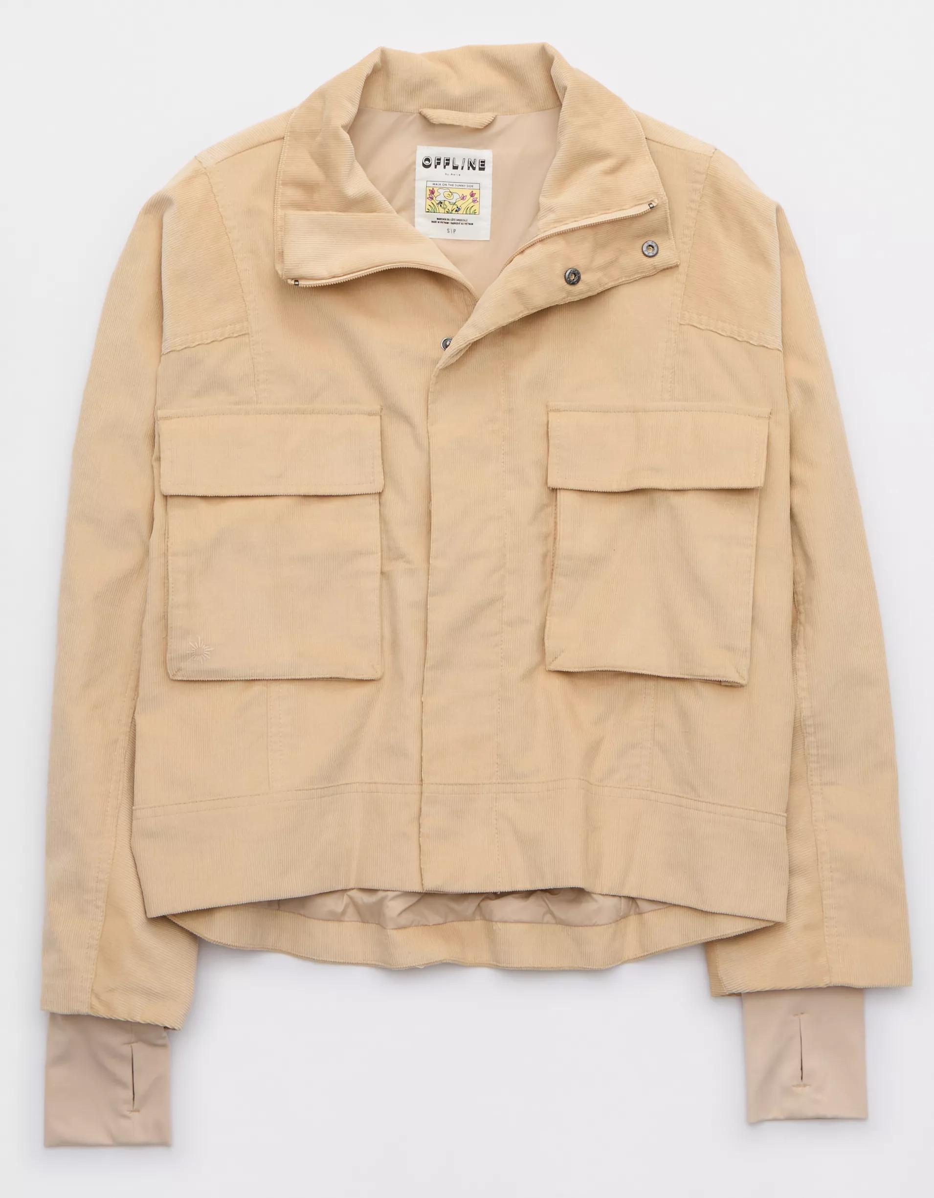 OFFLINE By Aerie Cropped Corduroy Jacket Product Image