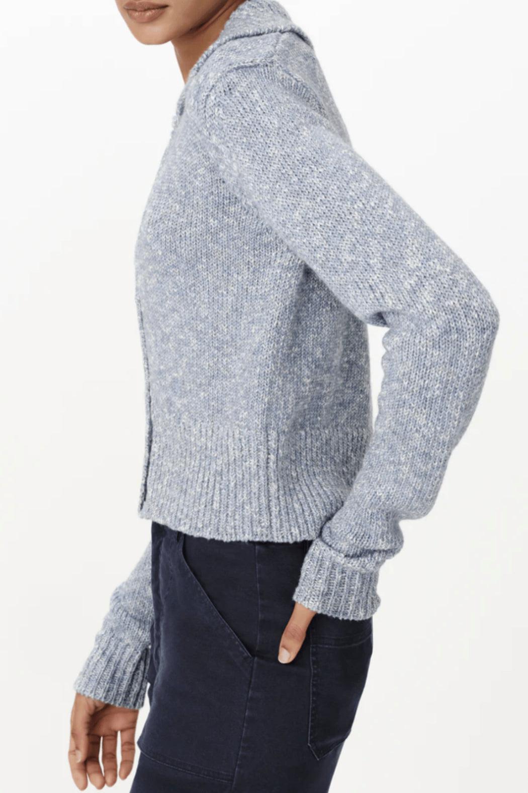 Cotton Collared Cardigan Product Image