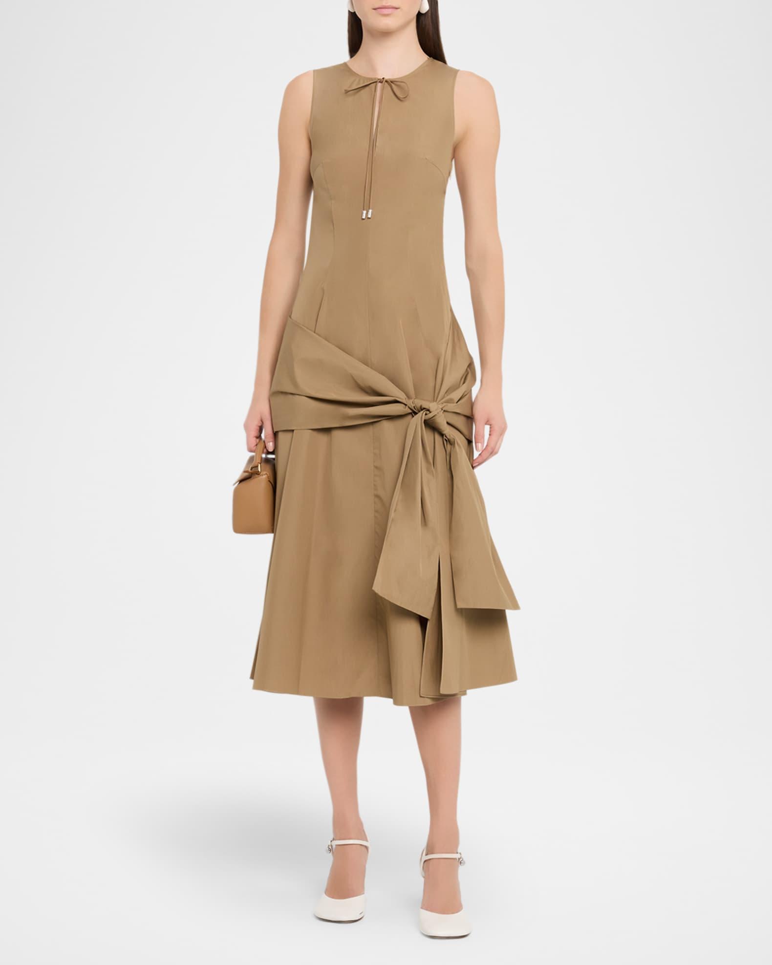 Cotton Poplin Wrap Dress Product Image