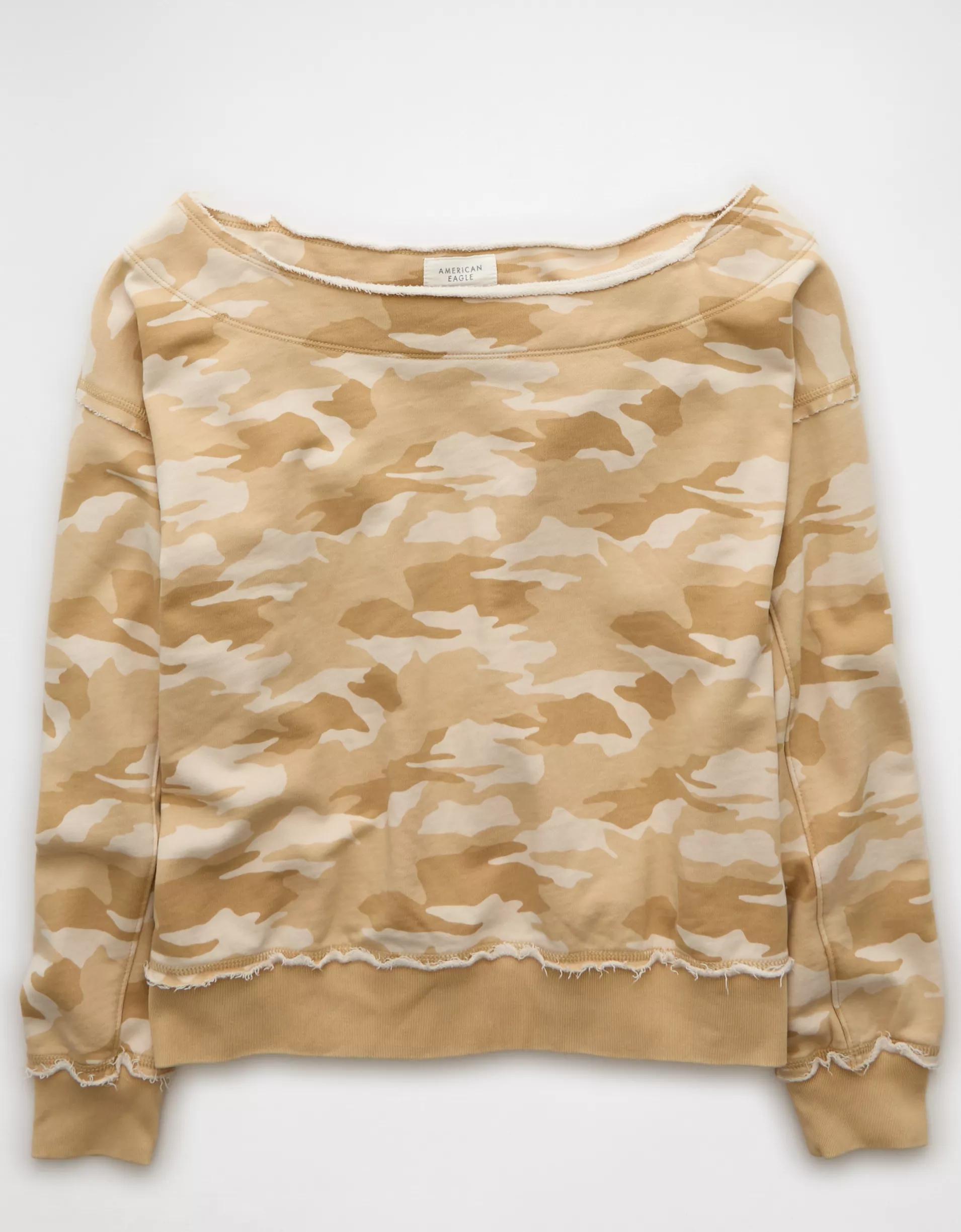 AE Off The Shoulder Sweatshirt Product Image