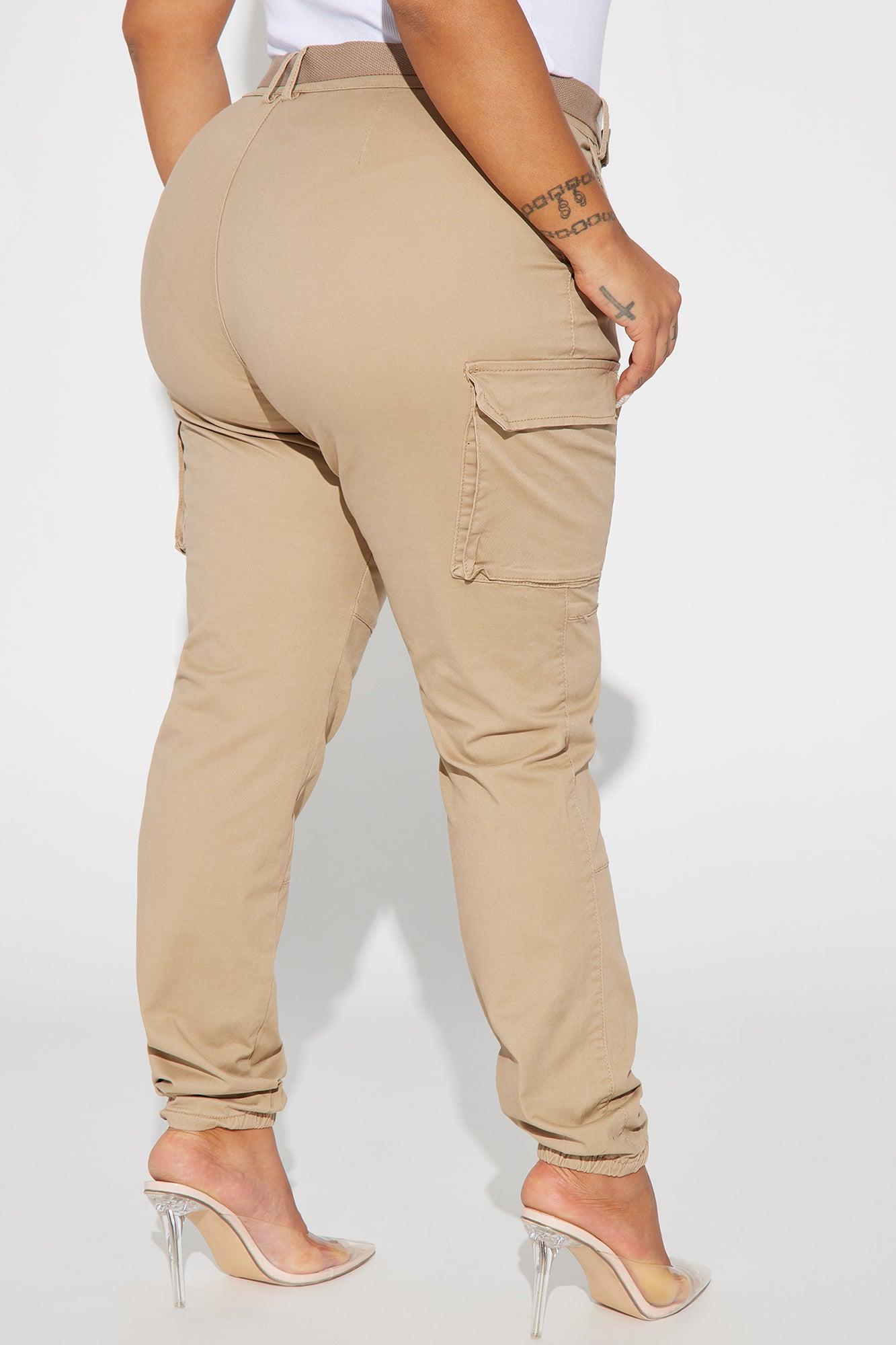 Cadet Khloe Oversized Cargo Pants - Khaki Product Image