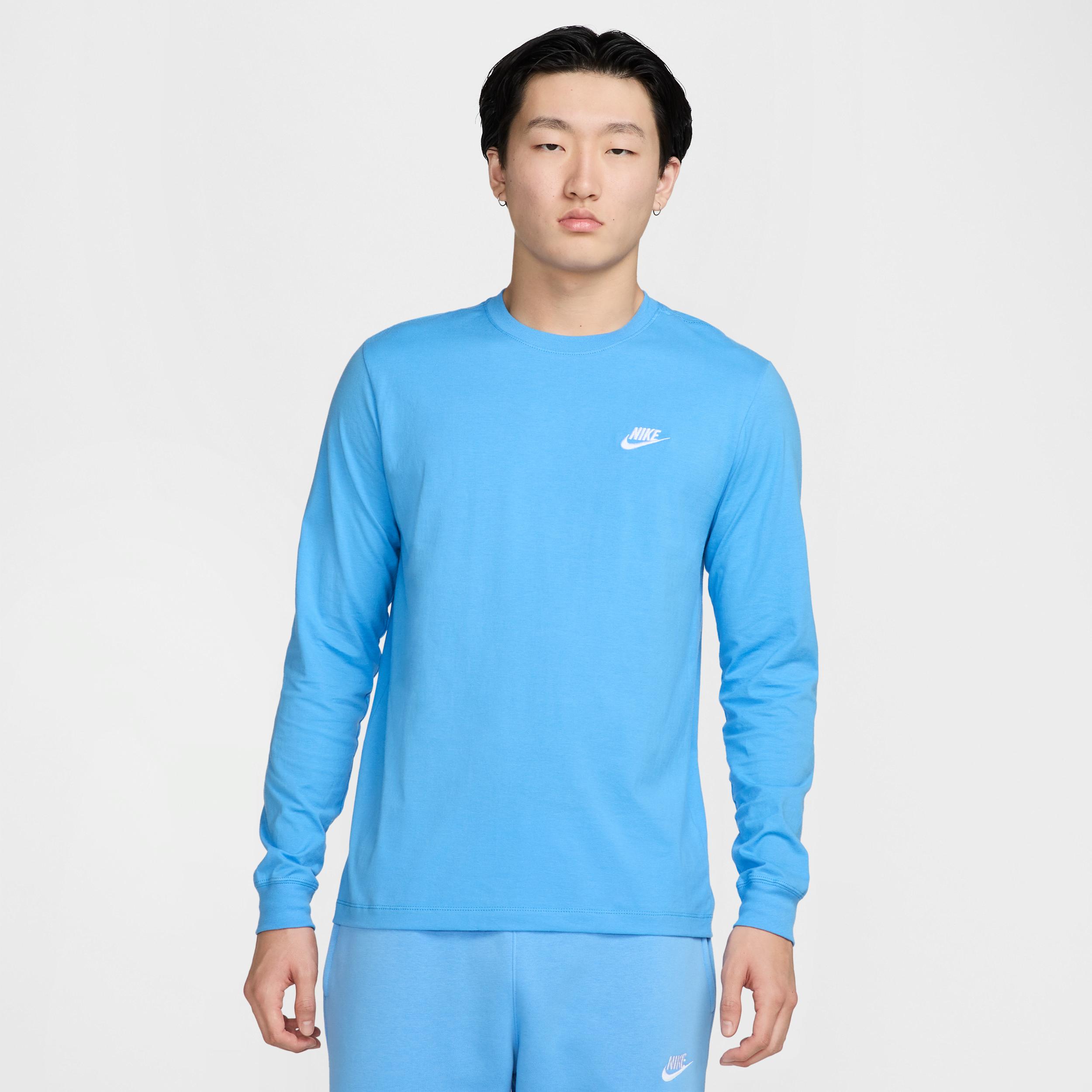 Mens Nike Sportswear Club Long-Sleeve T-Shirt | AR5193-063 Product Image