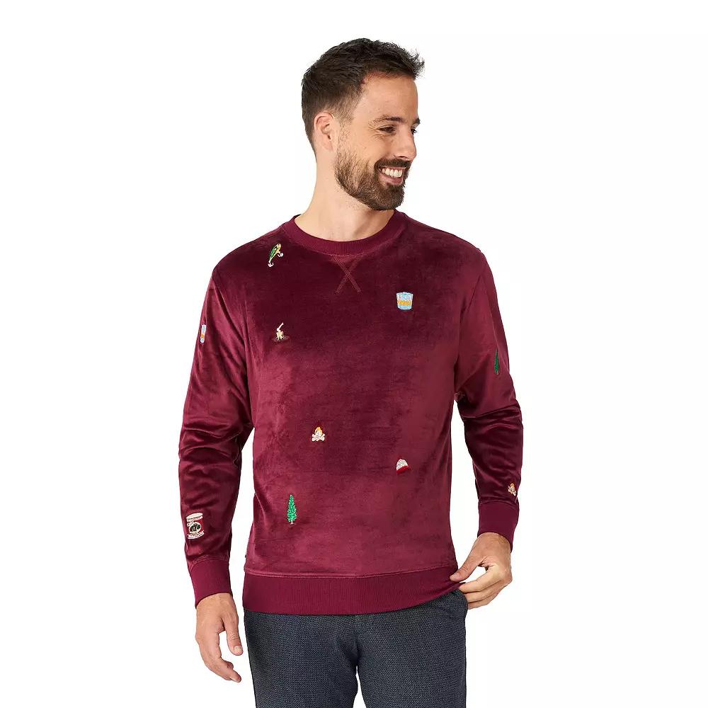 Men's Deluxe Sweater Christmas Icons,  Product Image