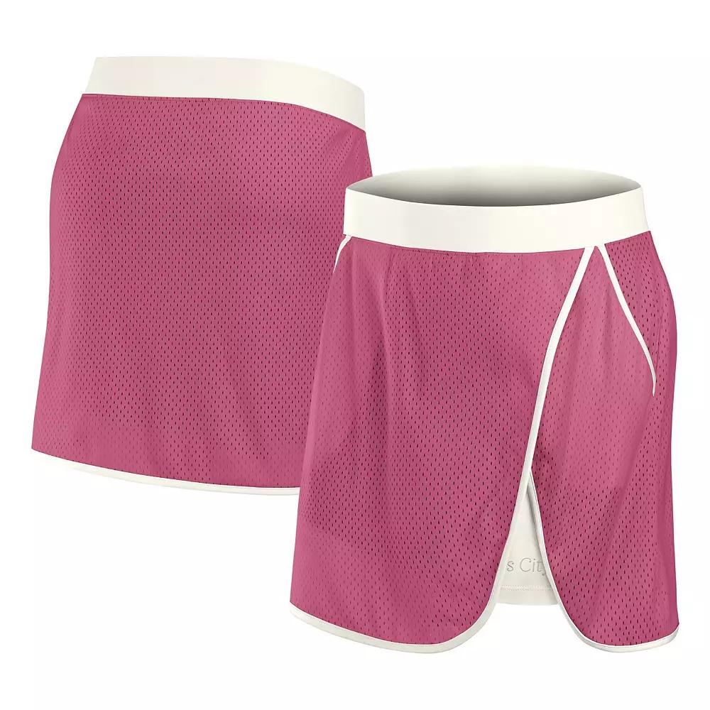 Women's Fanatics Pink Kansas City Chiefs Studio Wellness Skort,  Product Image