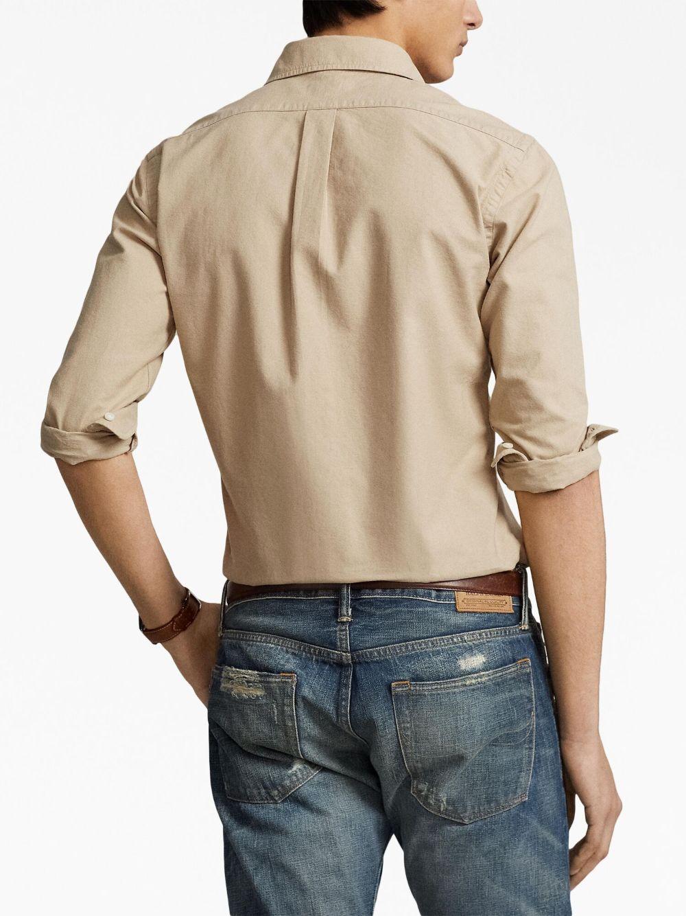 Polo Pony button-up cotton shirt Product Image