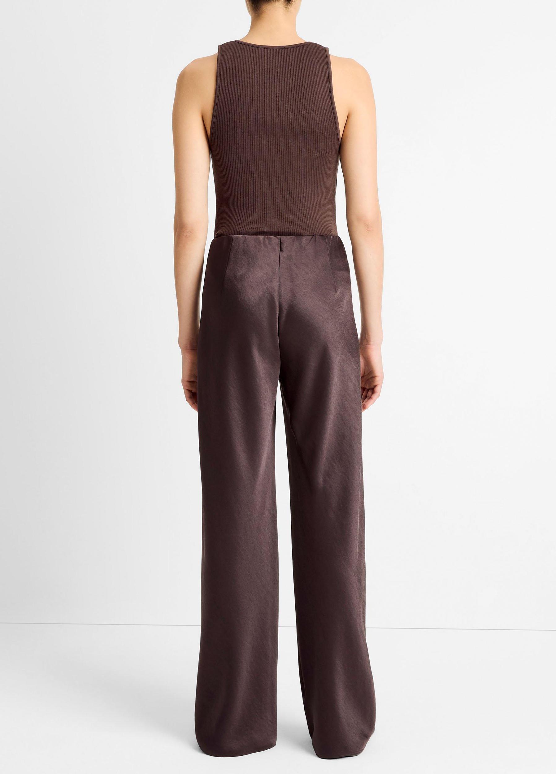 Fluid Satin Bias Pant Product Image