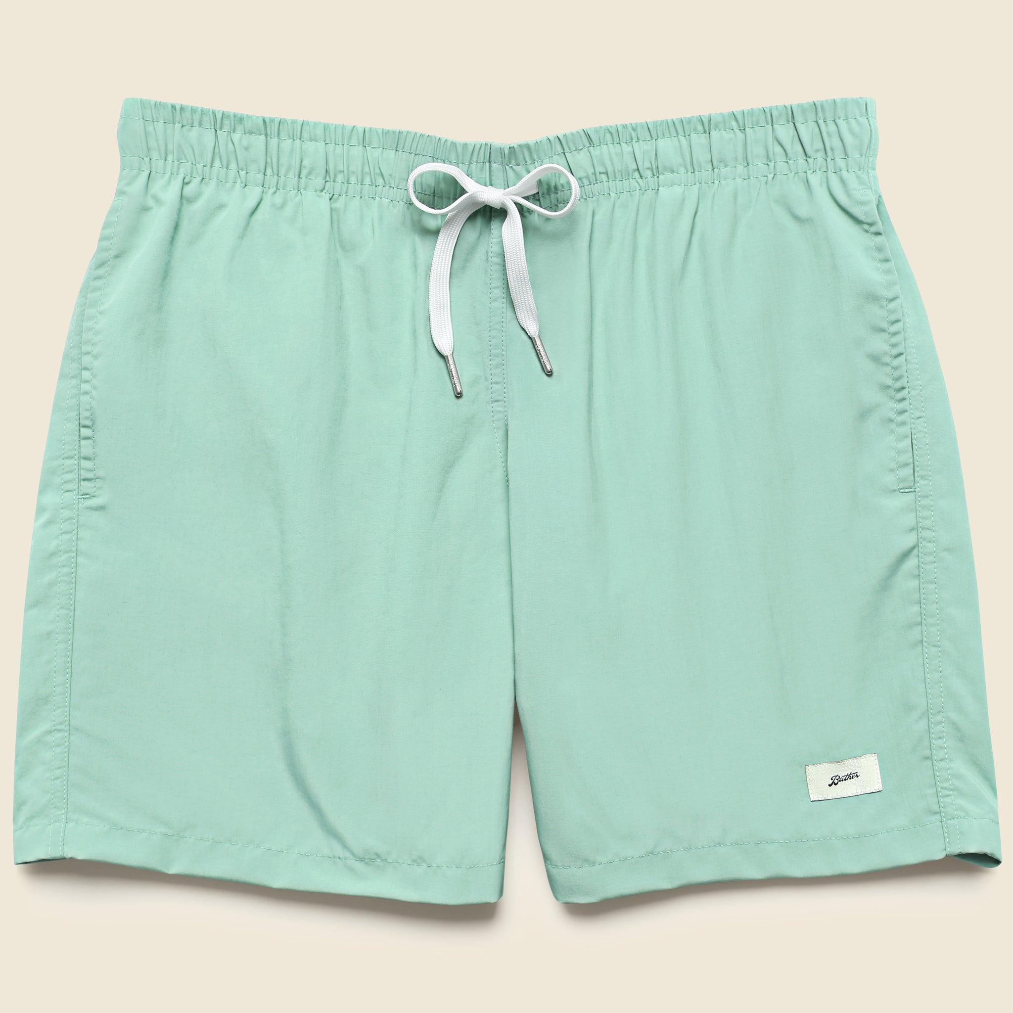 5.5" Solid Swim Trunks - Sea Foam Product Image