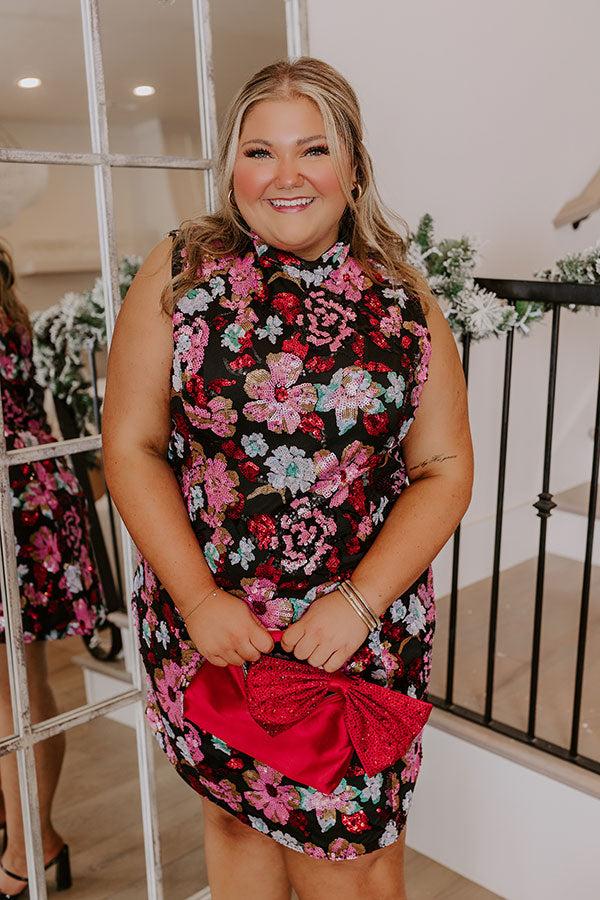 Show Stopper Sequin Mini Dress Curves Product Image