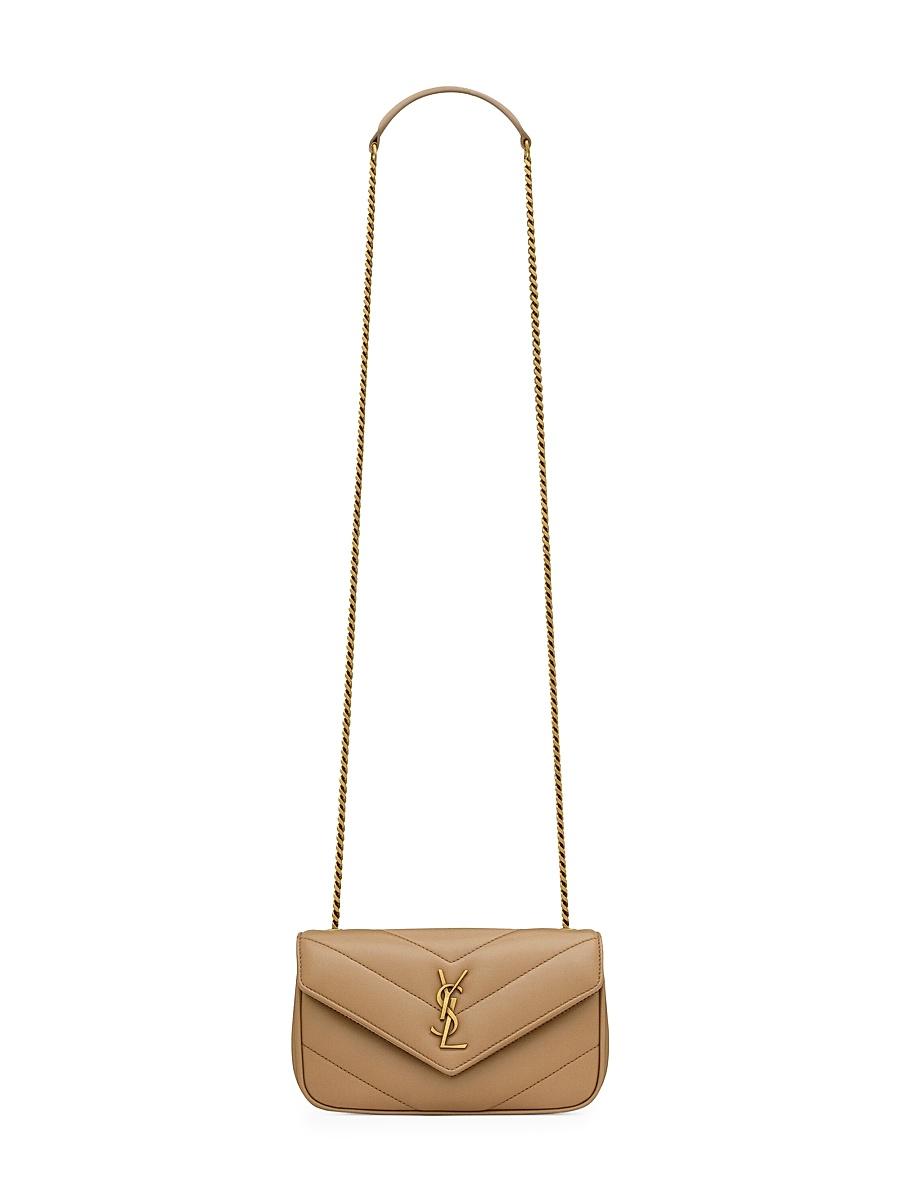 Womens Loulou Mini Bag in Lambskin Leather Product Image