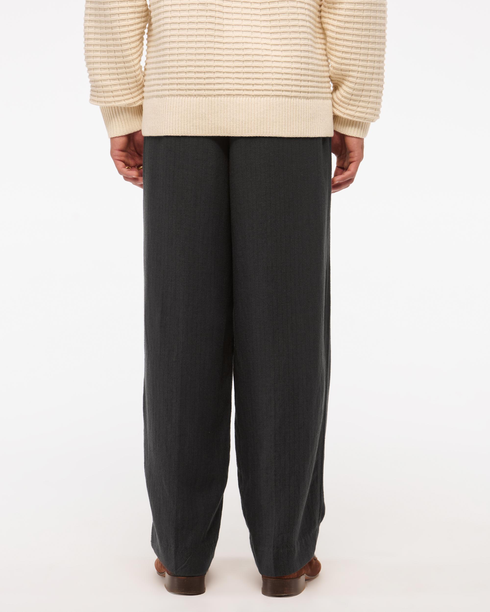 Baggy Tailored Linen-Blend Trouser Product Image