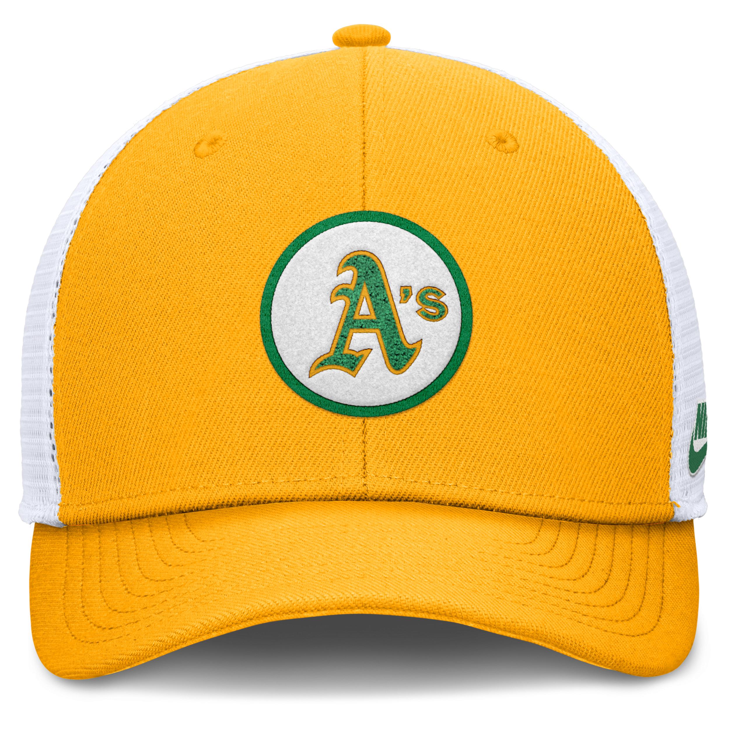 Oakland Athletics Cooperstown Rise Nike Men's Dri-FIT MLB Trucker Adjustable Hat Product Image