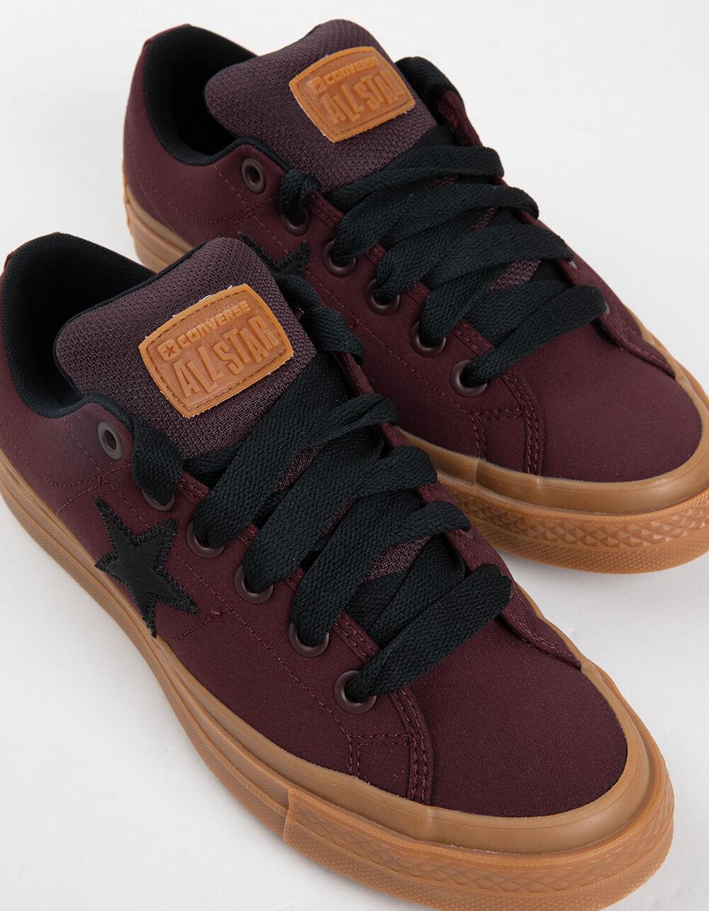 CONVERSE One Star Puff Shoes - BURGUNDY Product Image