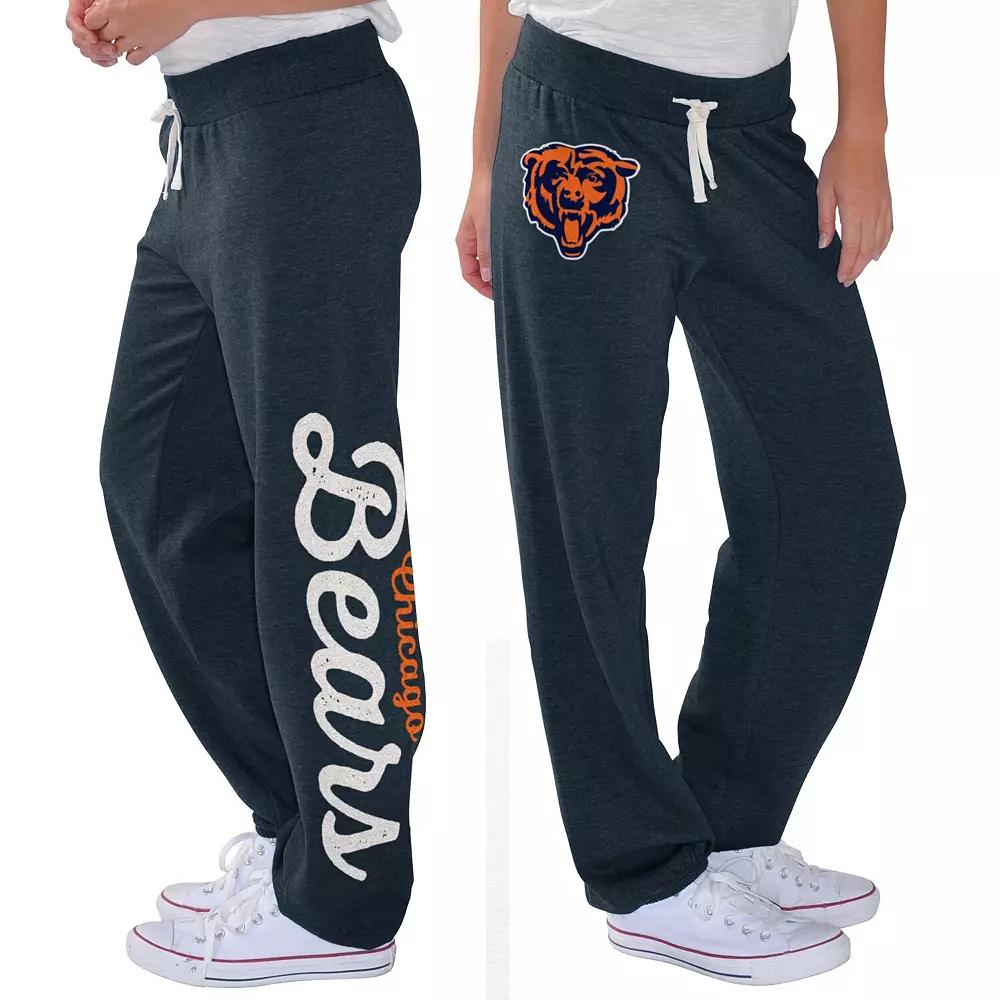 Women's G-III 4Her by Carl Banks Navy Chicago Bears Scrimmage Fleece Pants,  Product Image