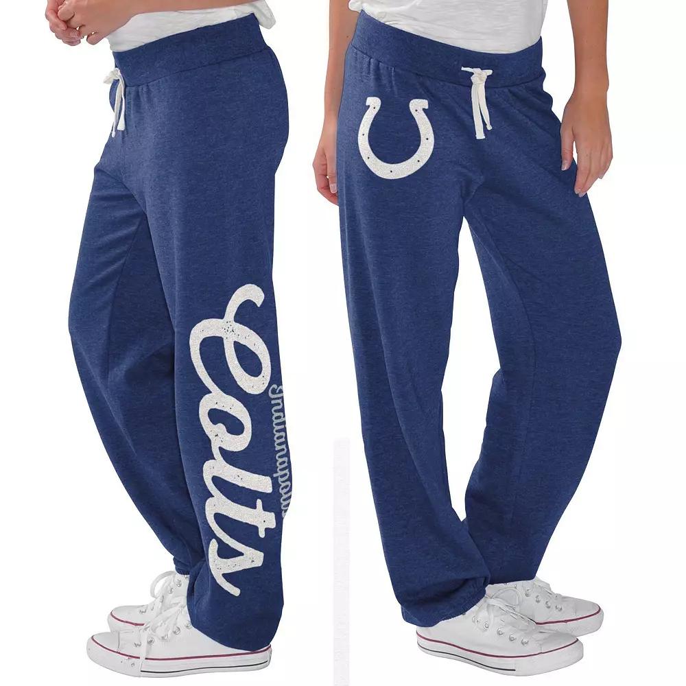 Women's G-III 4Her by Carl Banks Royal Indianapolis Colts Scrimmage Fleece Pants,  Product Image