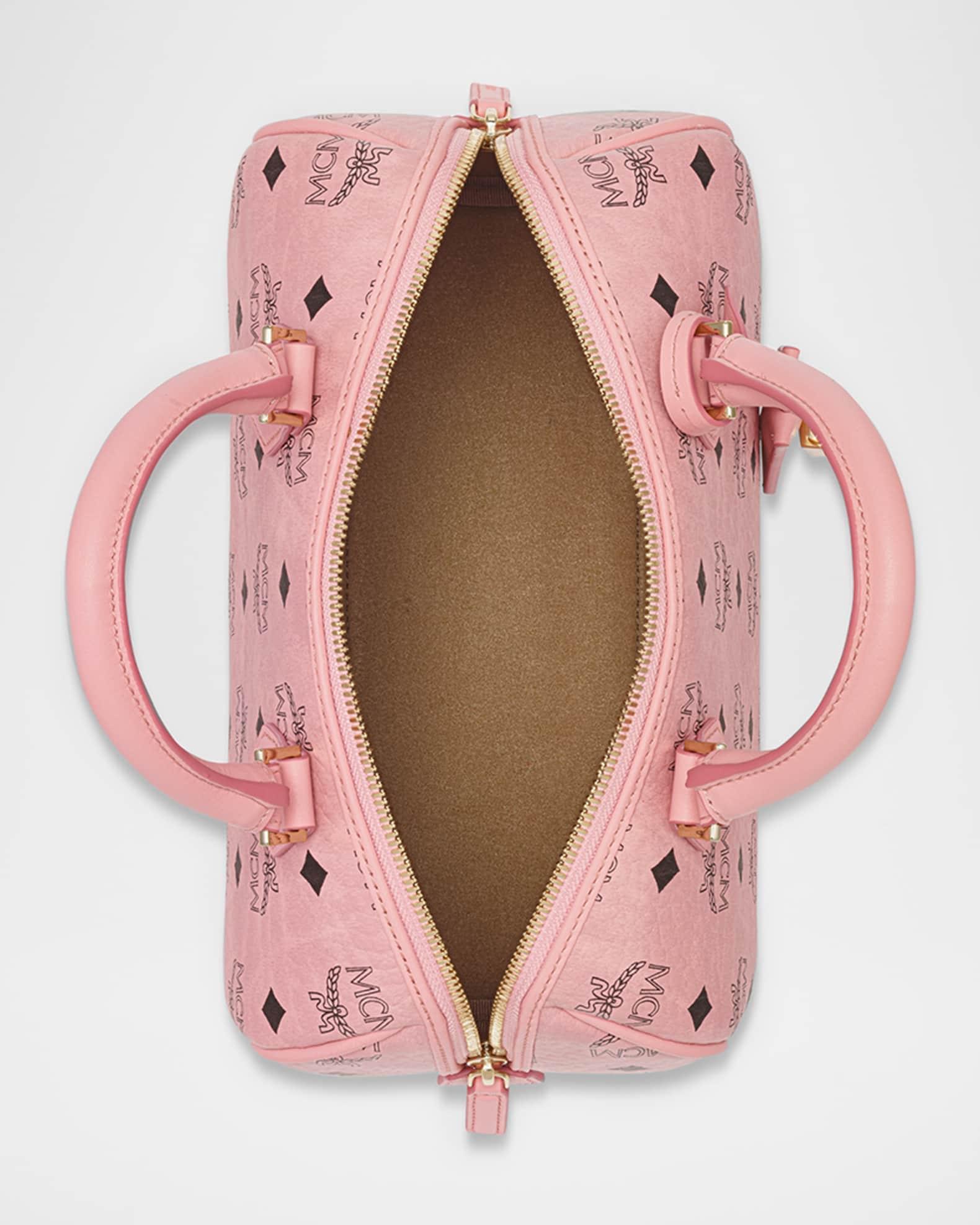 Ella Small Boston Visetos Top-Handle Bag Product Image