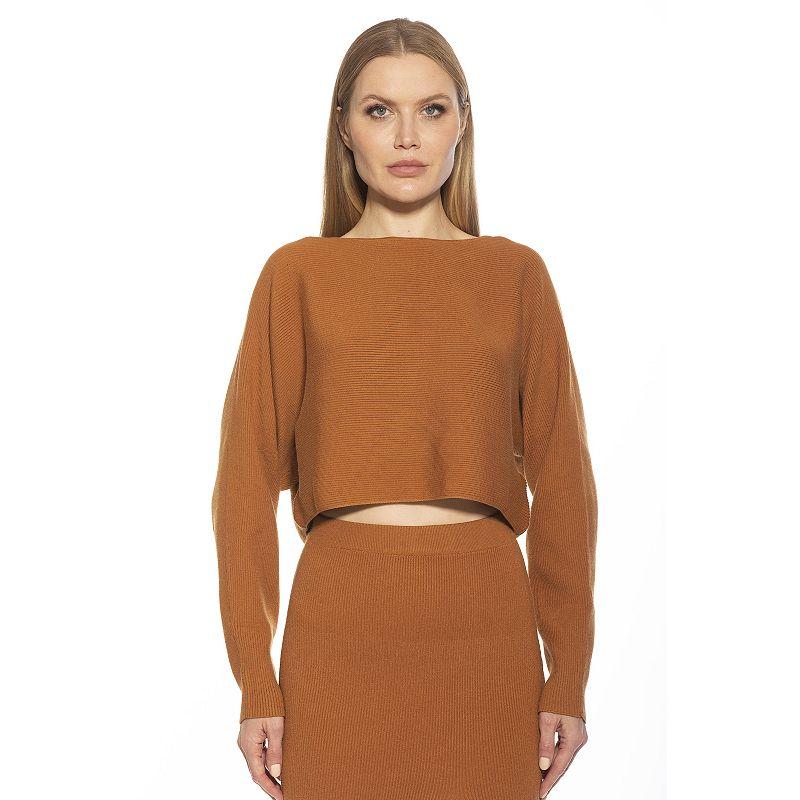 Women's ALEXIA ADMOR Ribbed Knit Dolman Sleeve Top,  Product Image