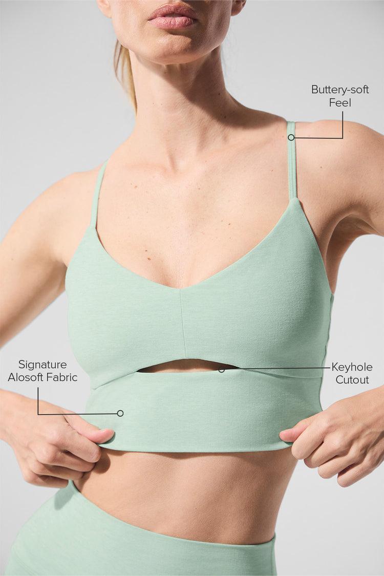 Alosoft Highlight Bra - Spearmint Heather Product Image