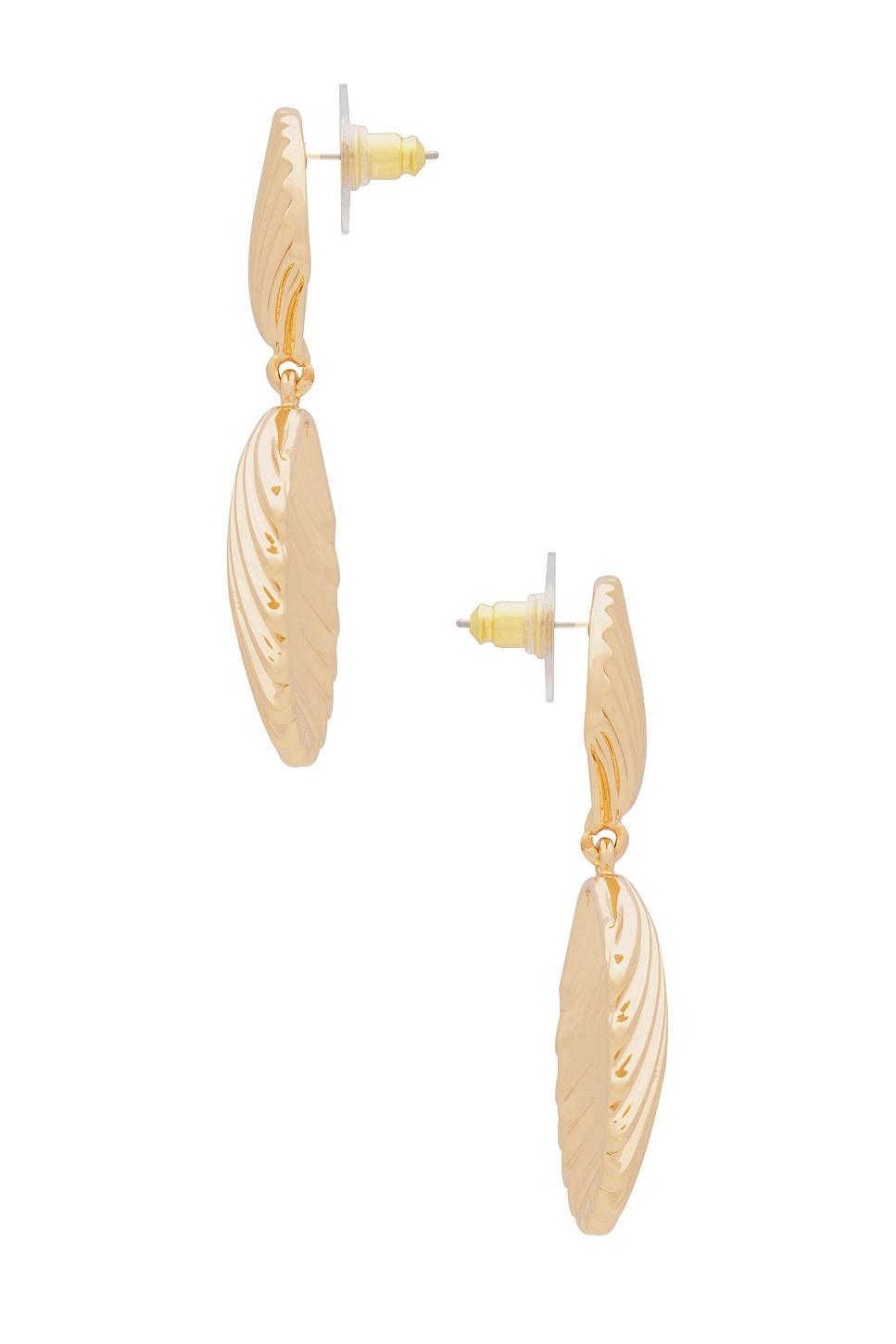 Lovers and Friends Cove Earrings in Gold Product Image