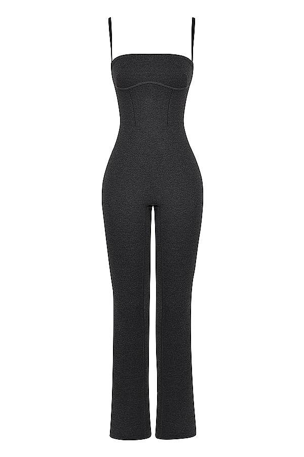 Luisa  charcoal loungewear jumpsuit - sale Product Image