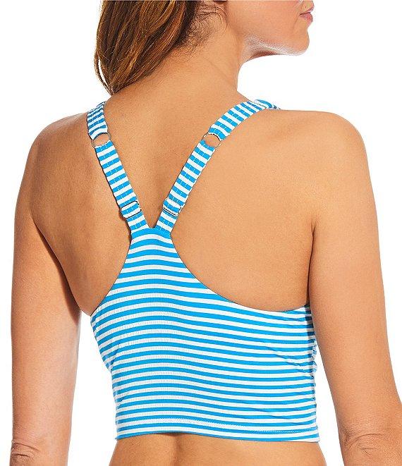 Next by Athena Coronado Stripe Harmony Rib Texture High Waist Swim Bottom Product Image