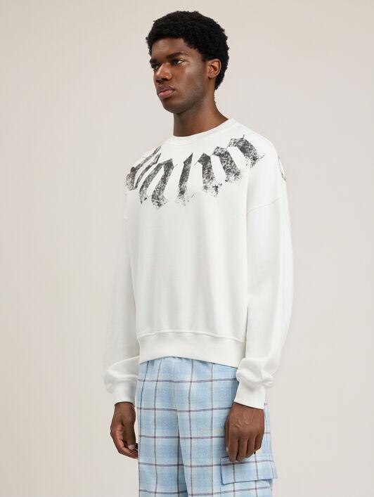 Big Neck Logo Loose Sweatshirt Product Image
