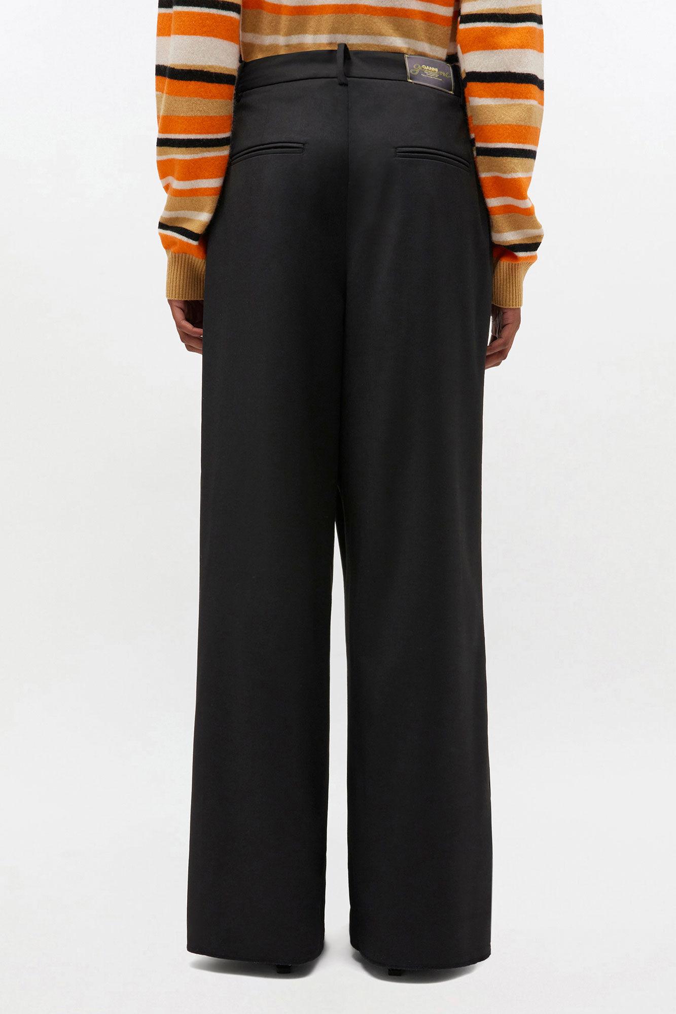 Black Cross-over Pants Product Image