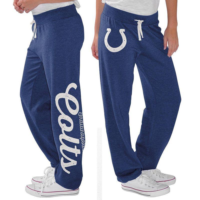Women's G-III 4Her by Carl Banks Royal Indianapolis Colts Scrimmage Fleece Pants,  Product Image