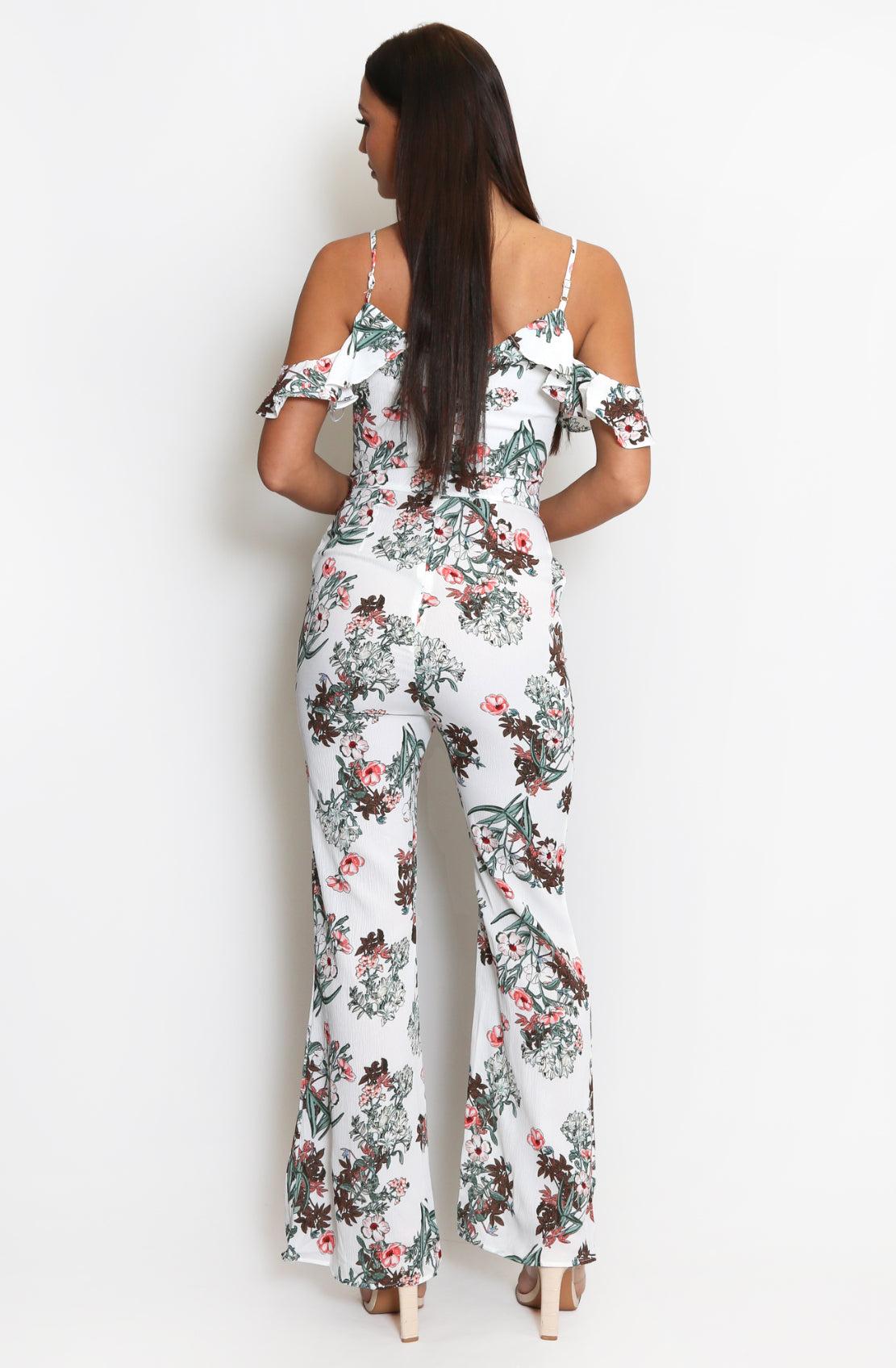 AUSHA FLORAL JUMPSUIT Product Image