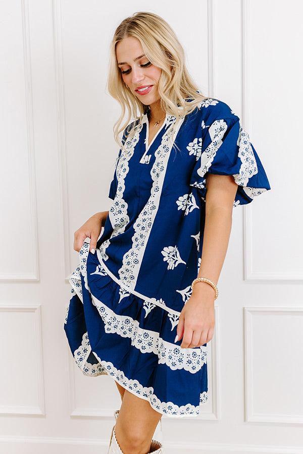 Lei And Mai Tais Floral Mini Dress Product Image