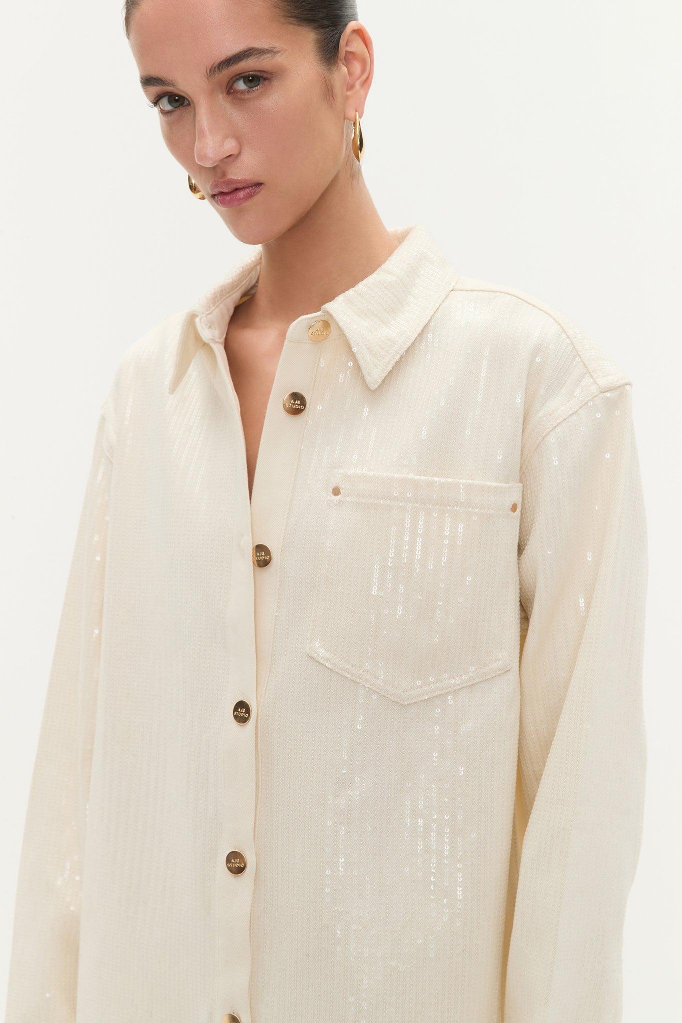 Reflect Denim Shirt Dress Product Image