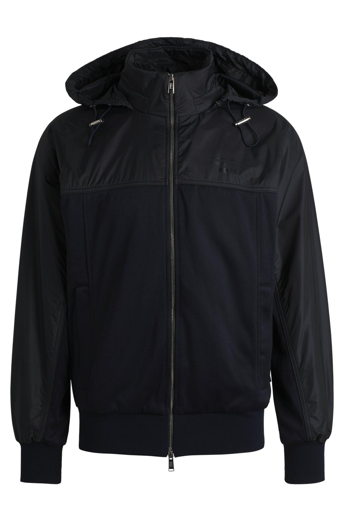 Porsche x BOSS hoodie with two-way zip Product Image