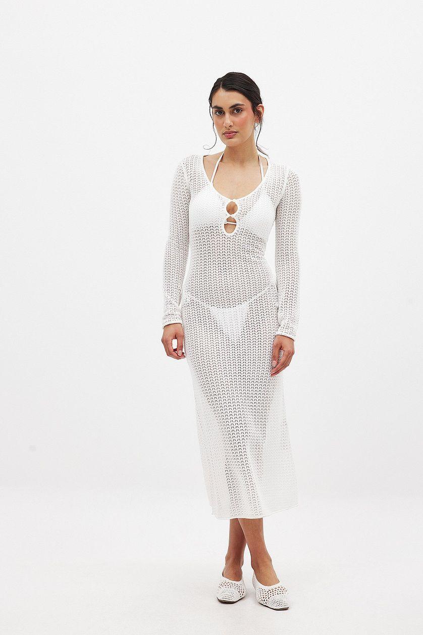 Crochet Knitted Dress Product Image