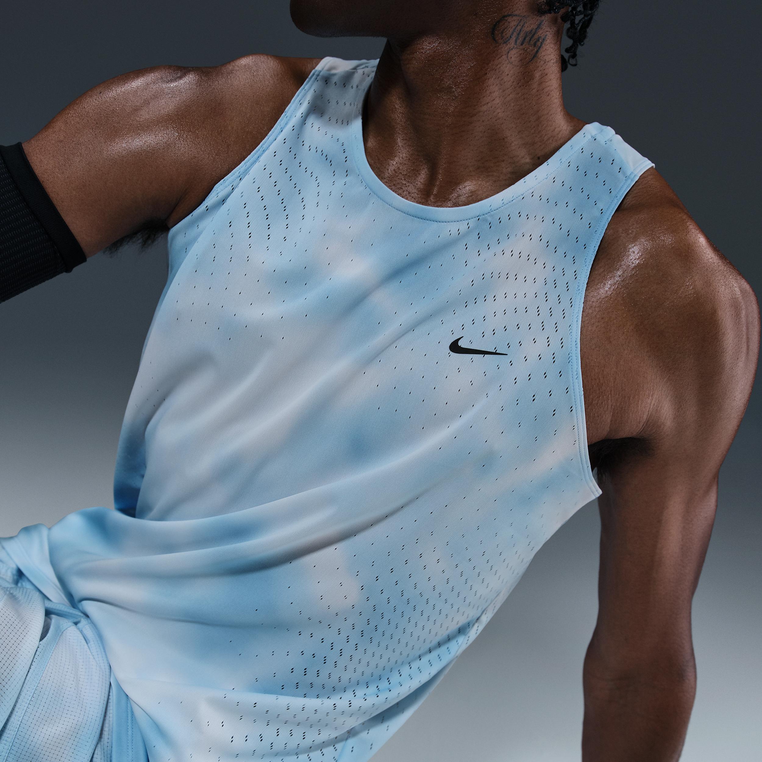 Nike Mens Running Division Breathe Dri-FIT ADV Running Tank Top | HJ4146-422 Product Image