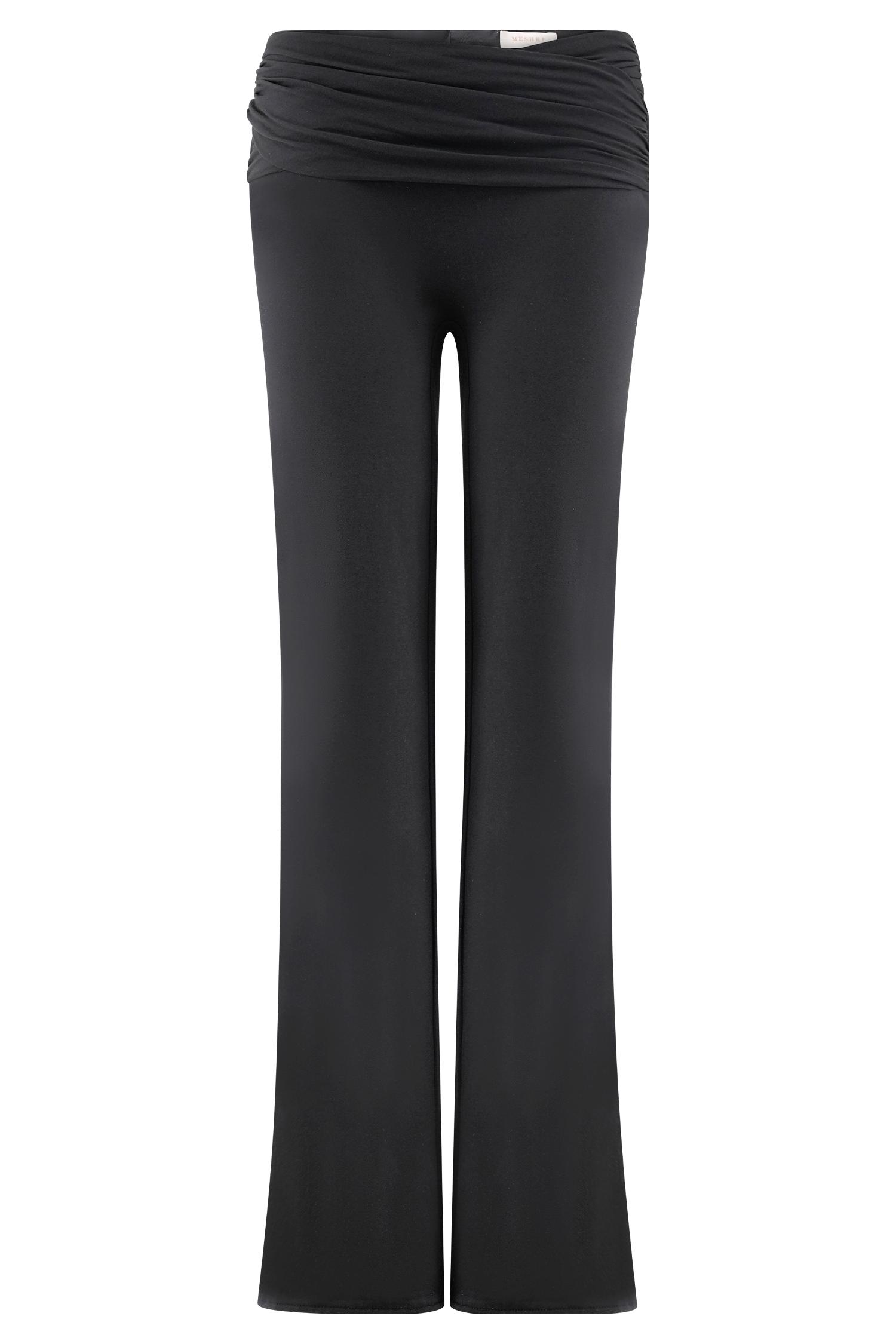 Preston Modal Straight Leg Pants - Black Product Image