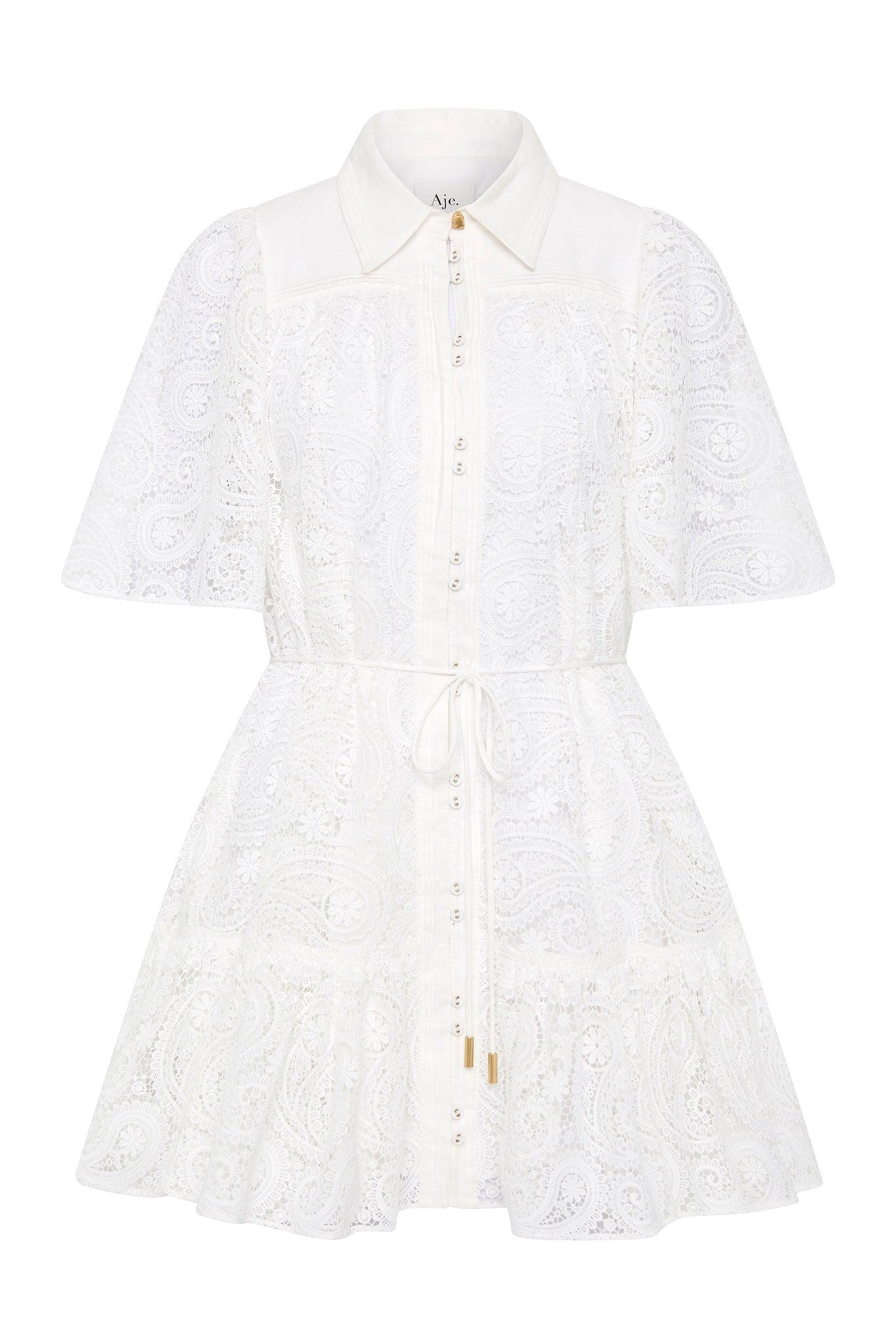 Paradise Wrap Front Mini Dress Product Image