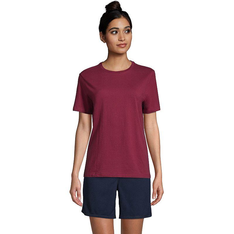 Women's Lands' End Short Sleeve Essential Tee,  Product Image