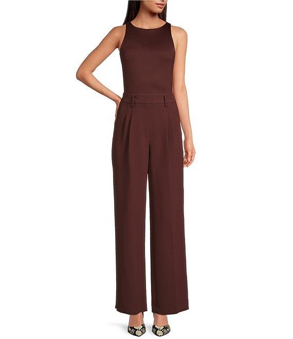 Gianni Bini Layla Sleeveless Racer Knit Coordinating Bodysuit Product Image